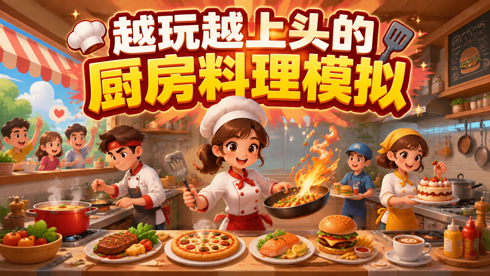 越玩越上头的厨房料理模拟