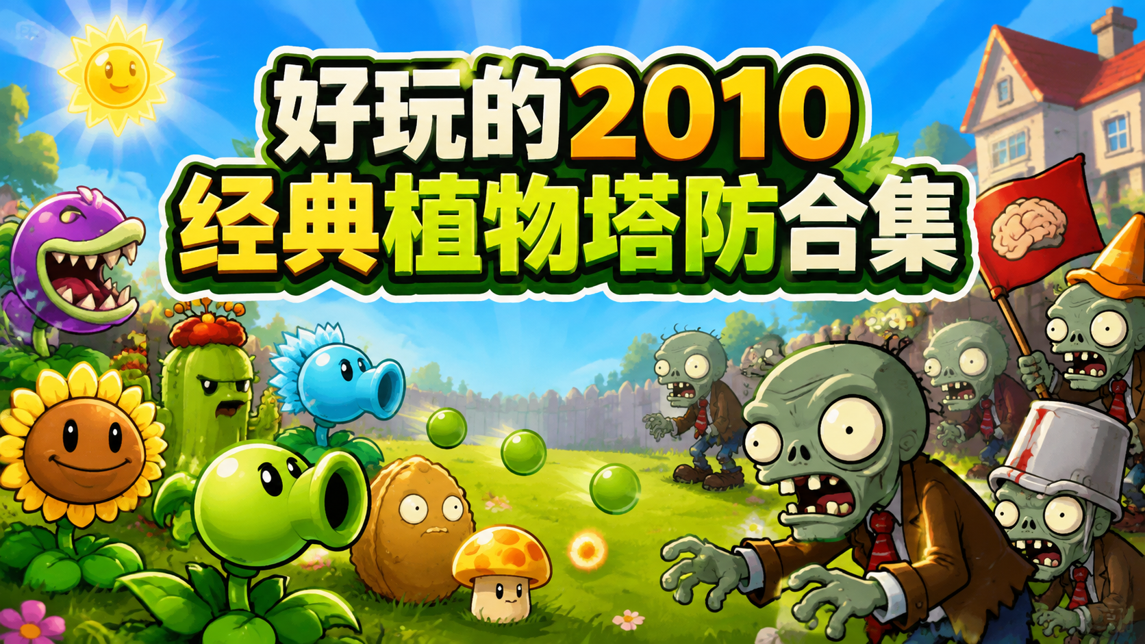 好玩的2010经典植物塔防合集