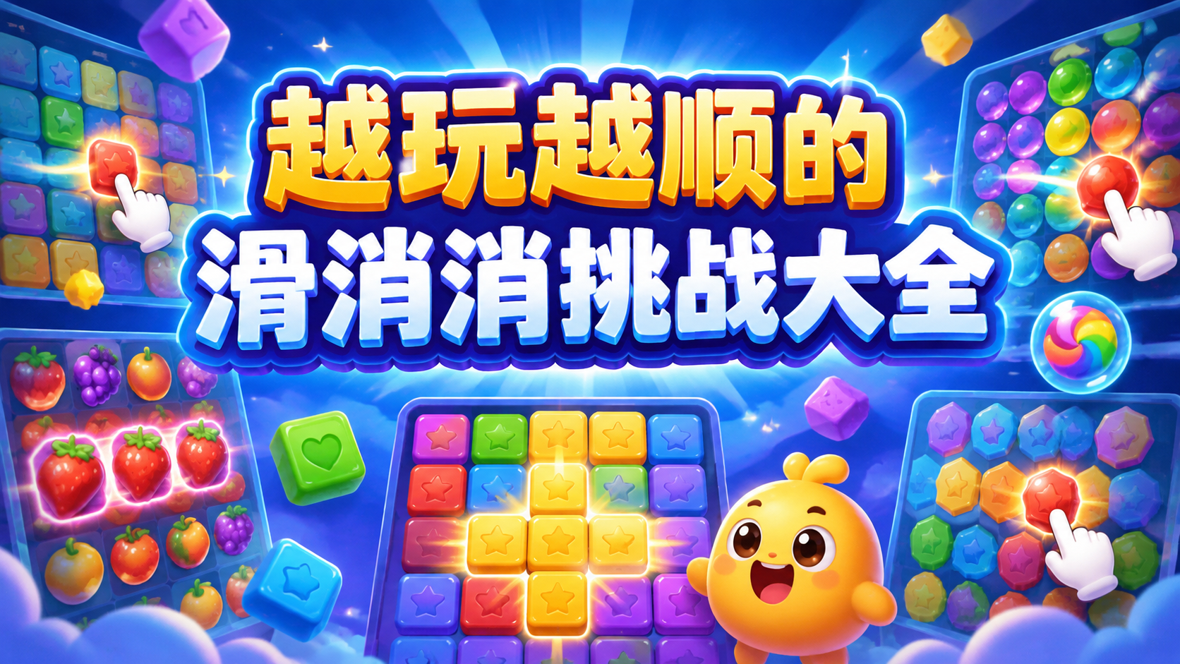 越玩越顺的滑消消挑战大全