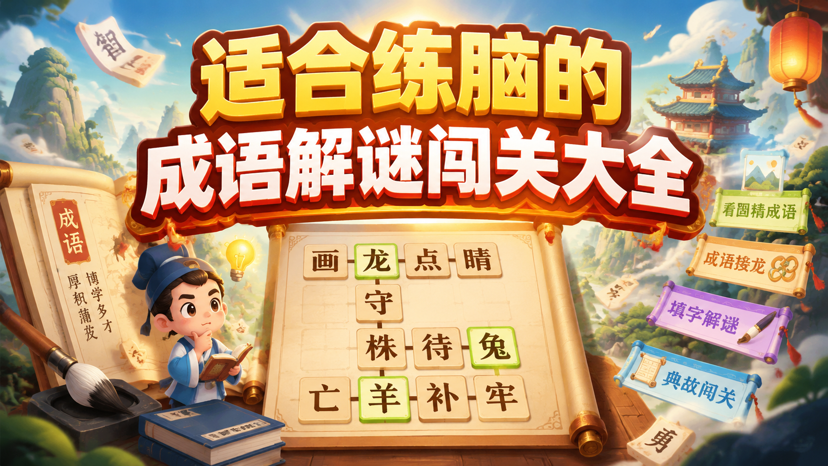 适合练脑的成语解谜闯关大全