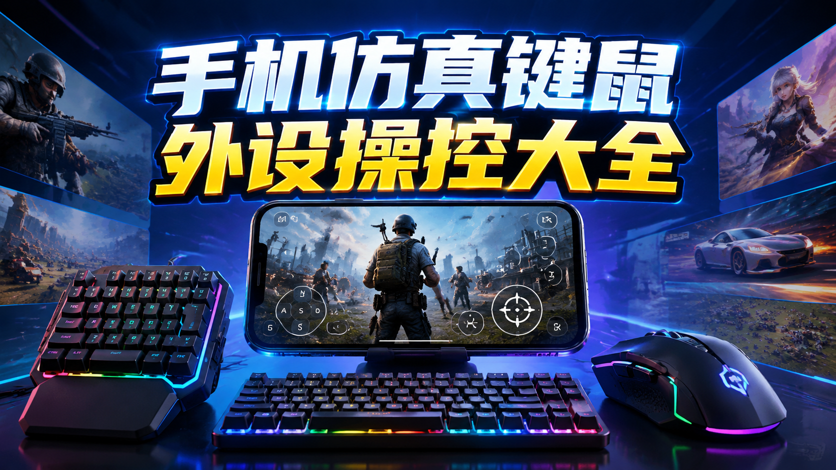 手机仿真键鼠外设操控大全