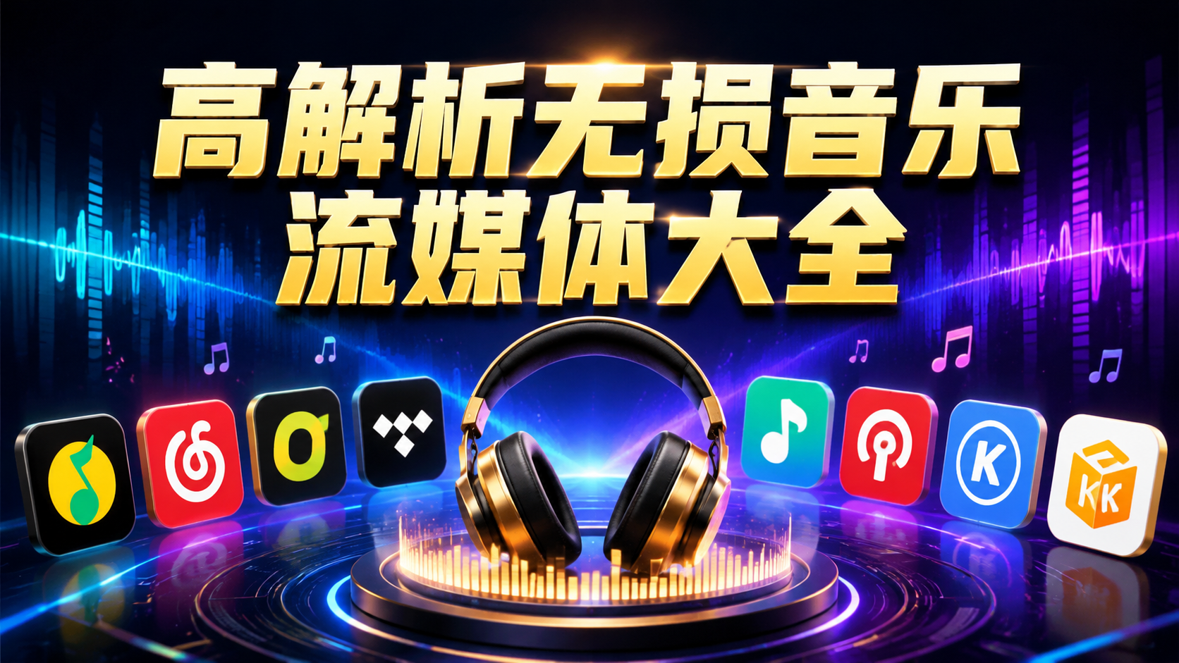 高解析无损音乐流媒体大全