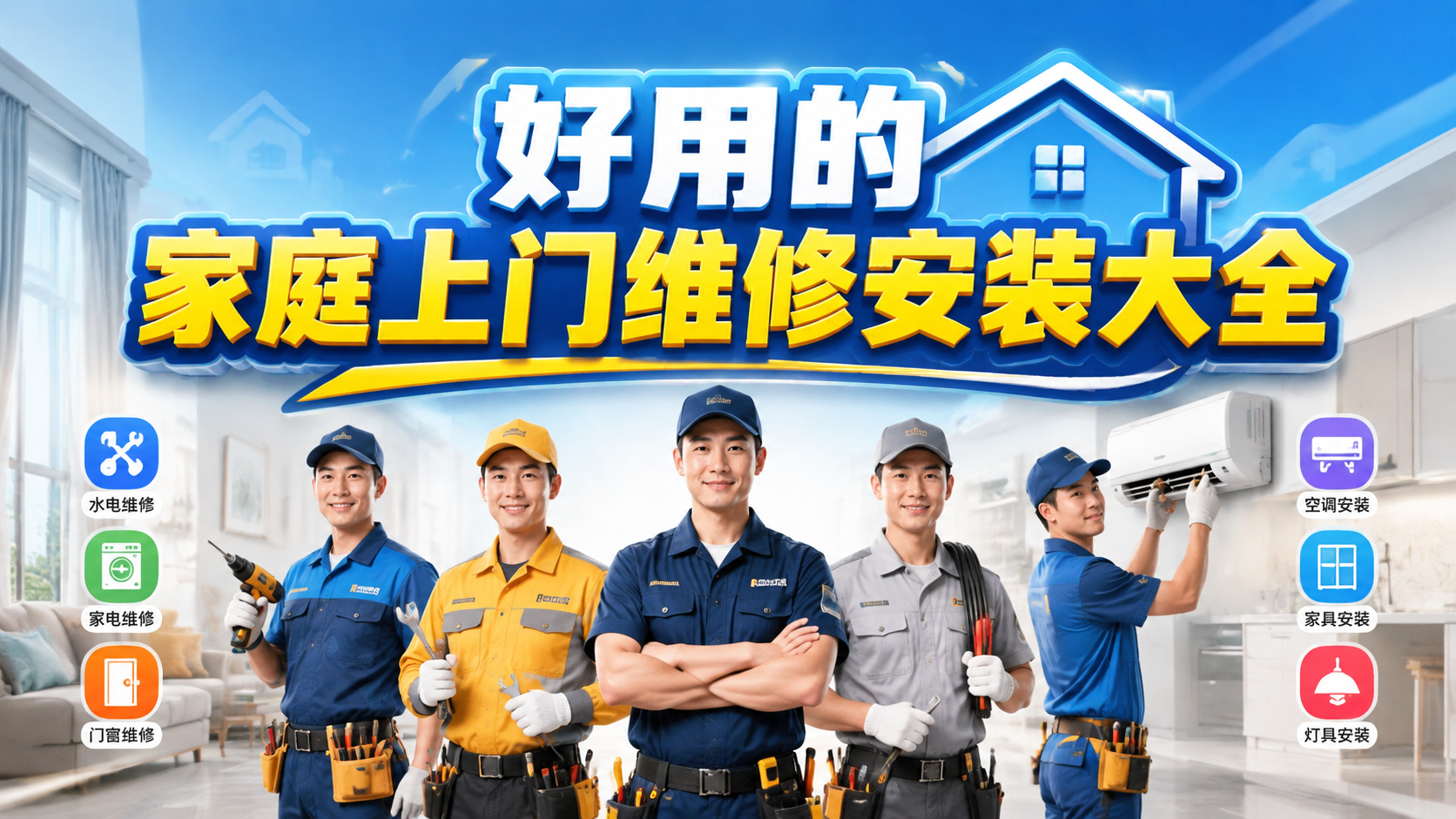 好用的家庭上门维修安装大全