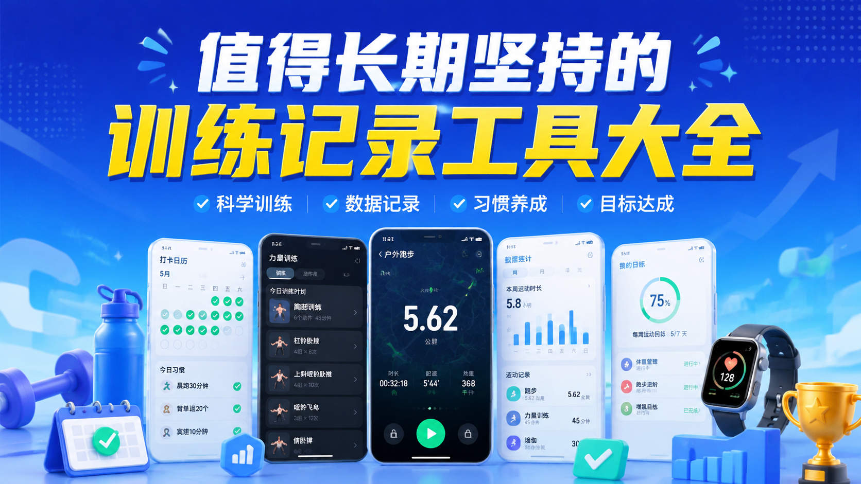 值得长期坚持的训练记录工具大全