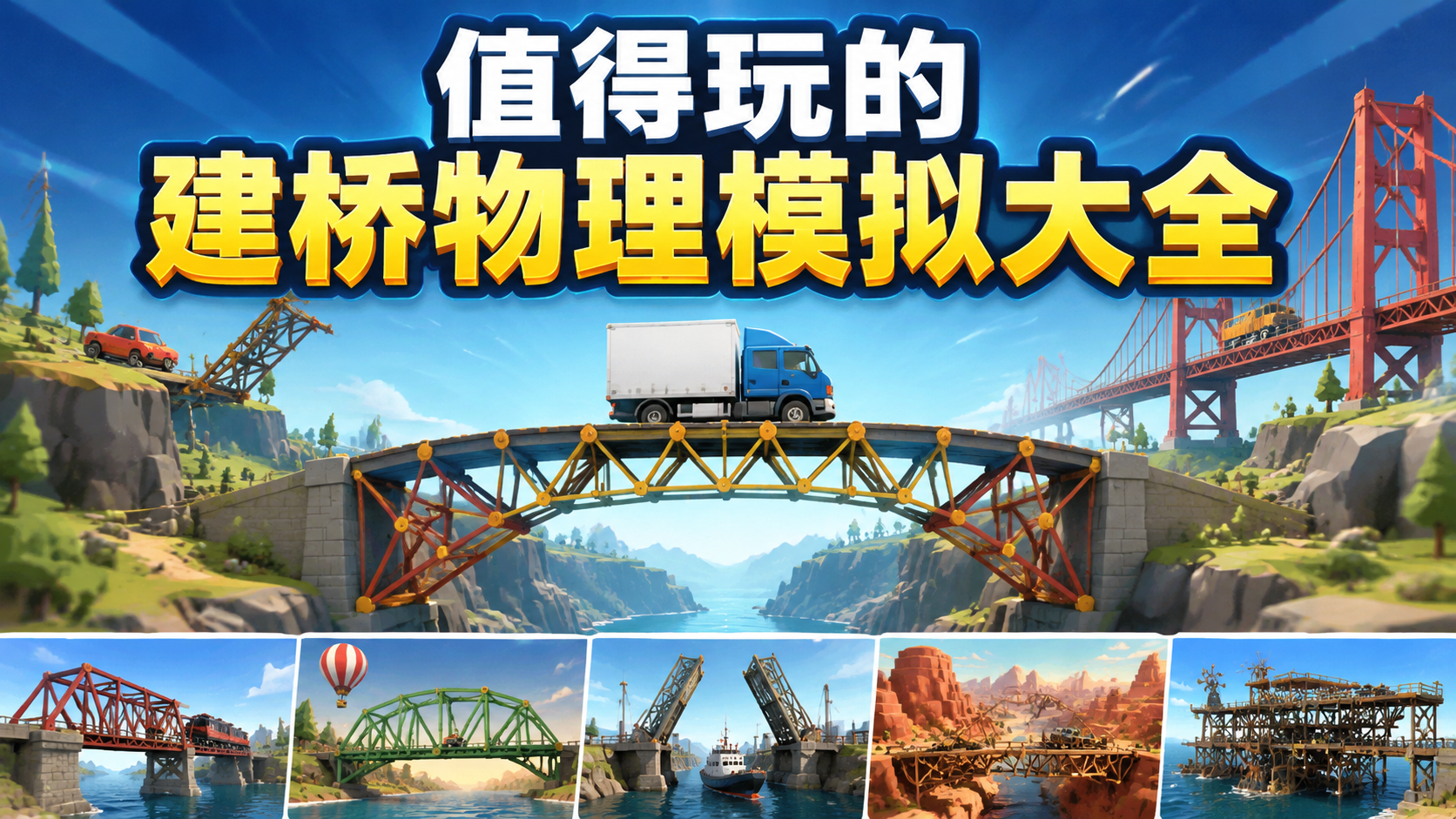 值得玩的建桥物理模拟大全