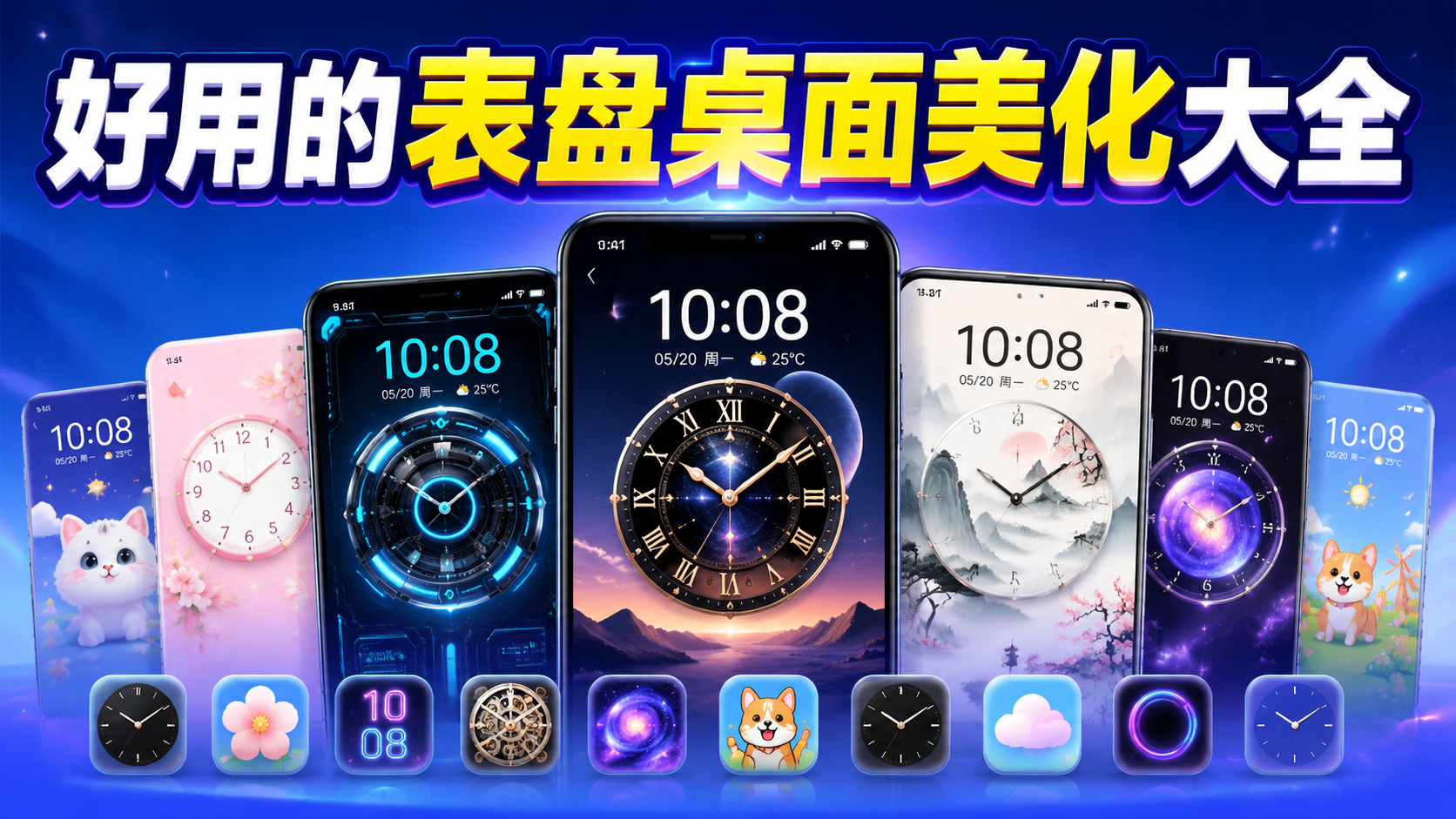 好用的表盘桌面美化大全