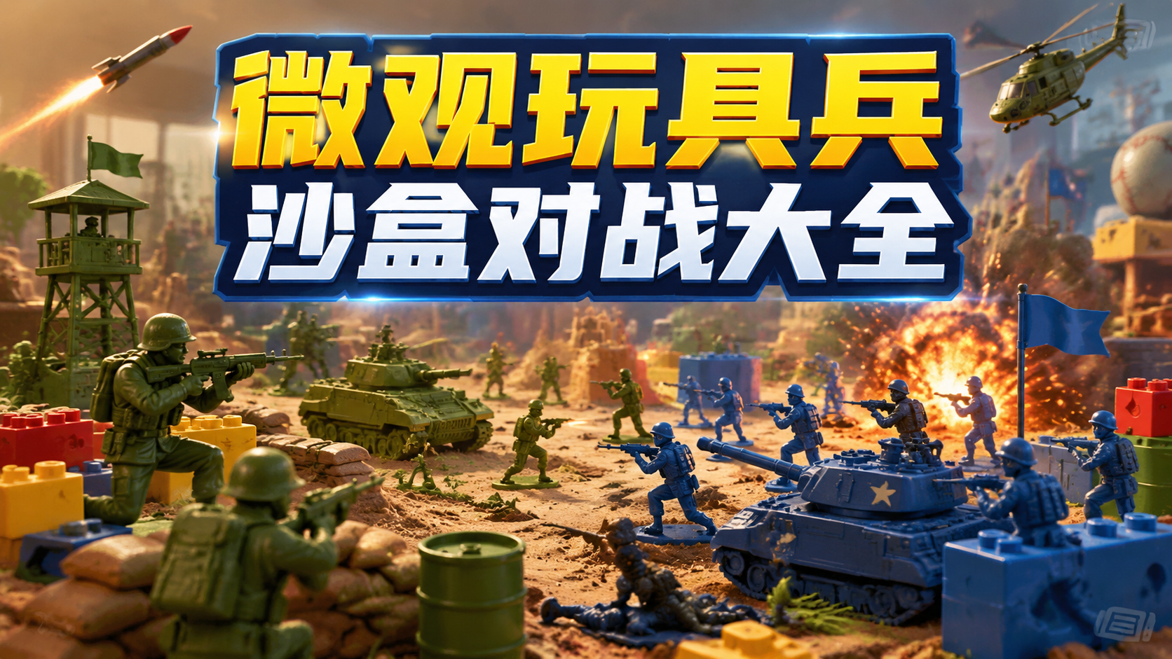 微观玩具兵沙盒对战大全