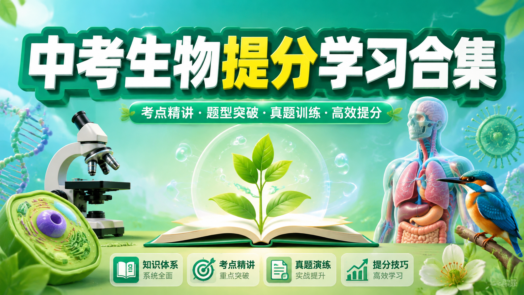 中考生物提分学习合集