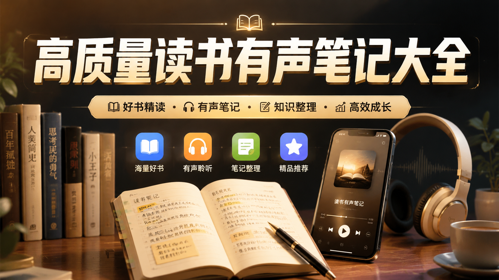 高质量读书有声笔记大全