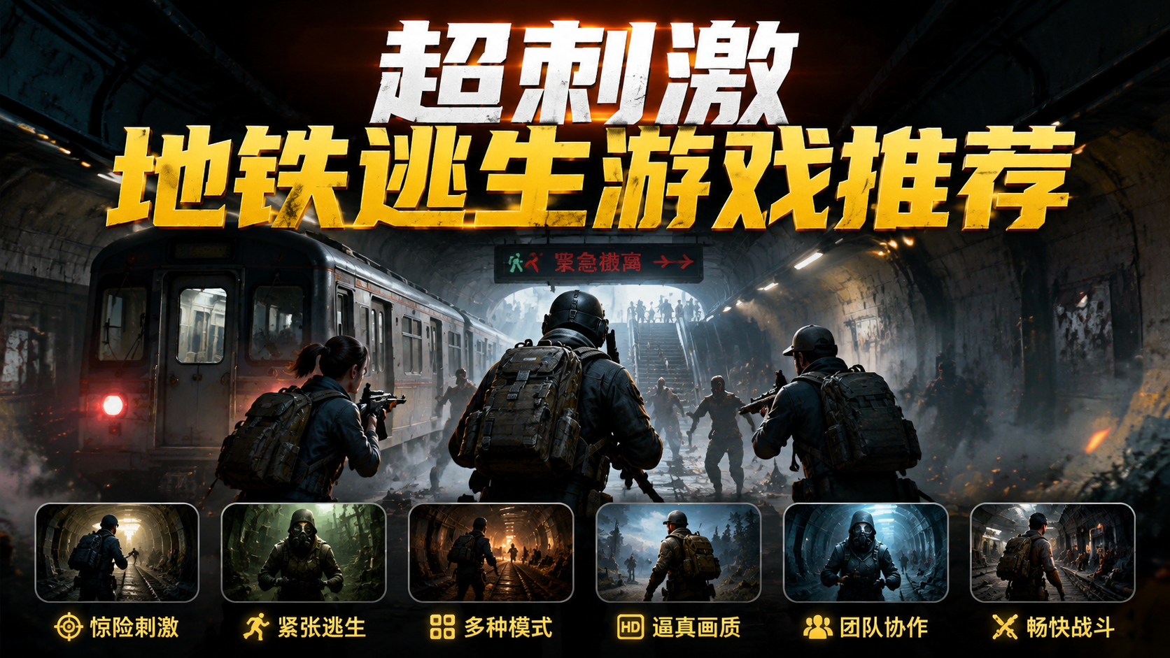 超刺激地铁逃生游戏推荐