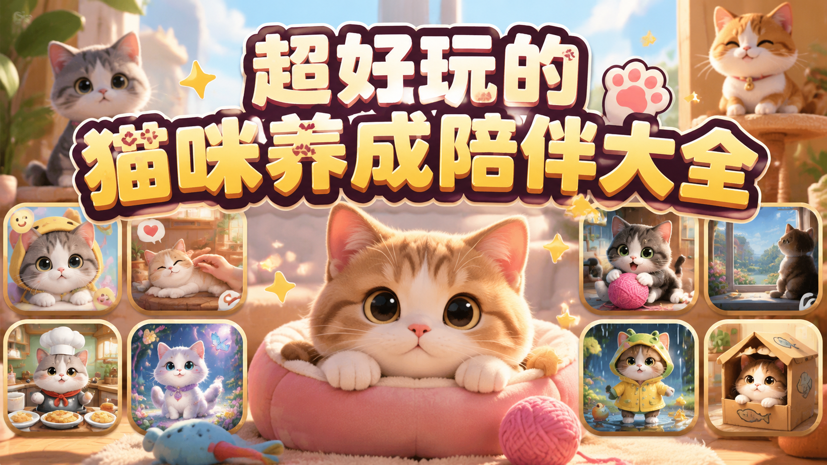 超好玩的猫咪养成陪伴大全