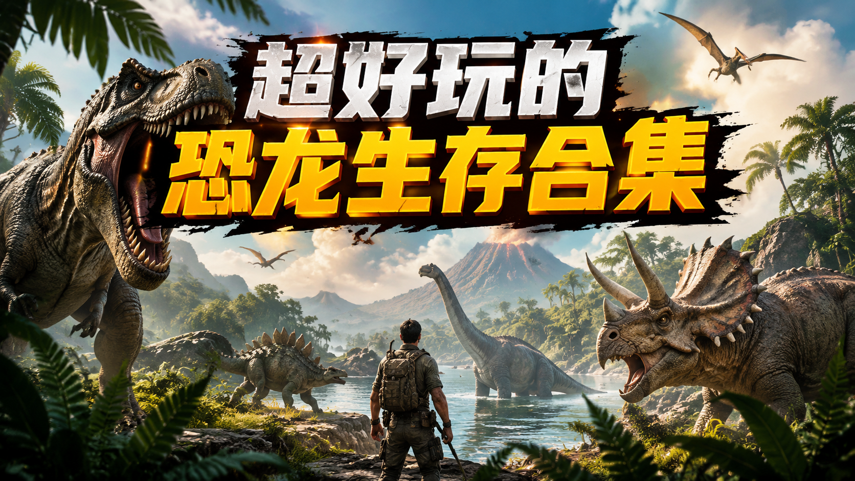 超好玩的恐龙生存合集