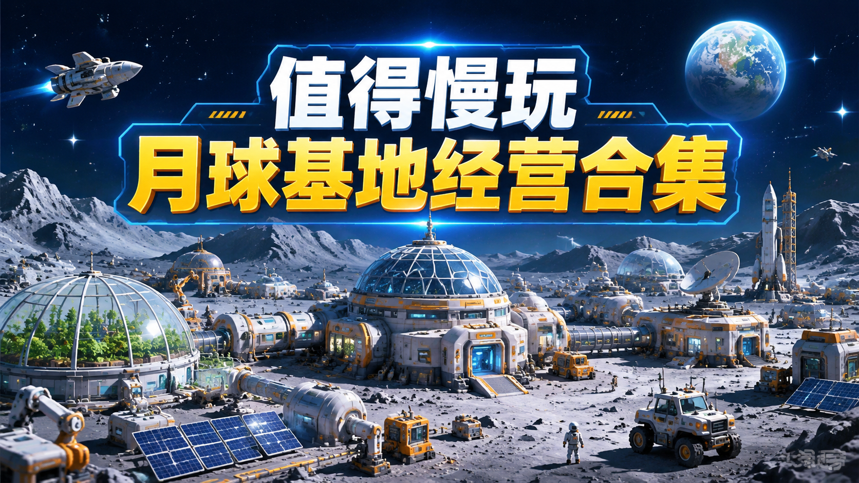 值得慢玩月球基地经营合集