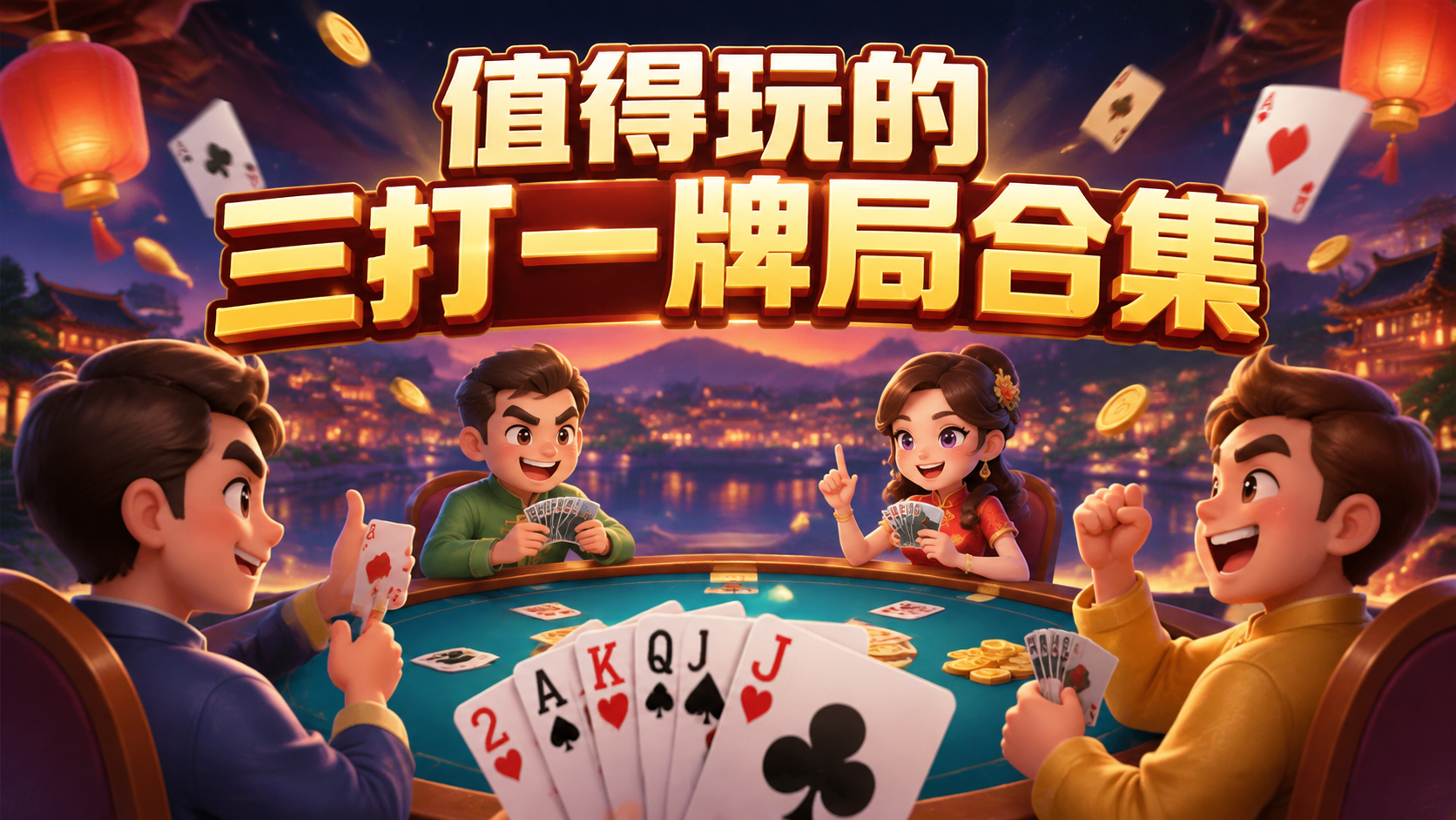 值得玩的三打一牌局合集