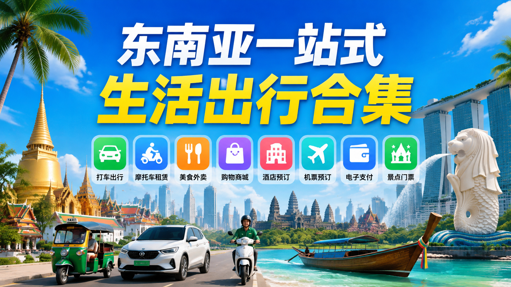 东南亚一站式生活出行合集