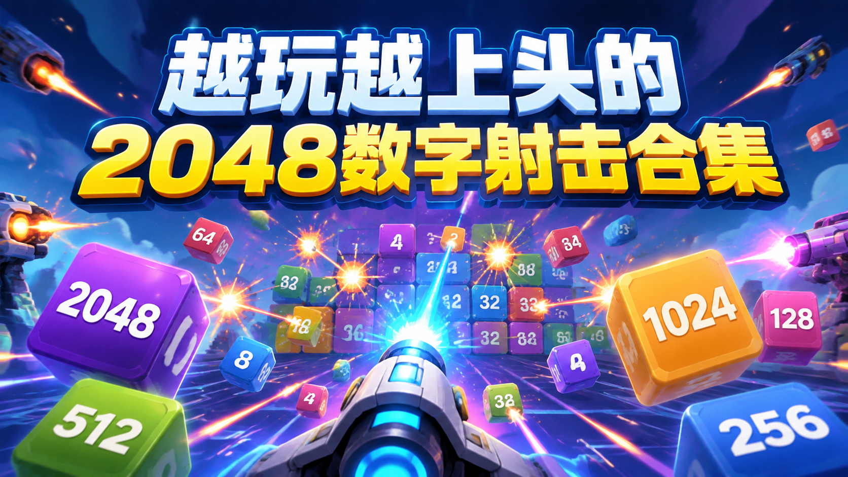 越玩越上头的2048数字射击合集