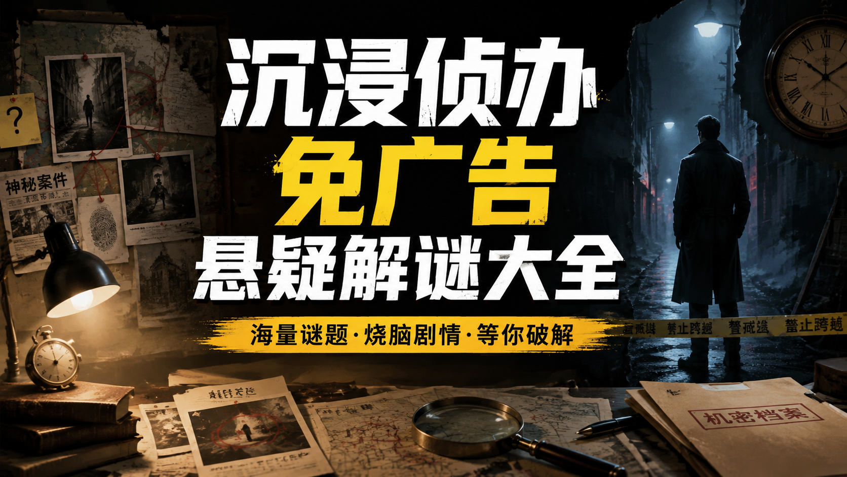 沉浸侦办免广告悬疑解谜大全