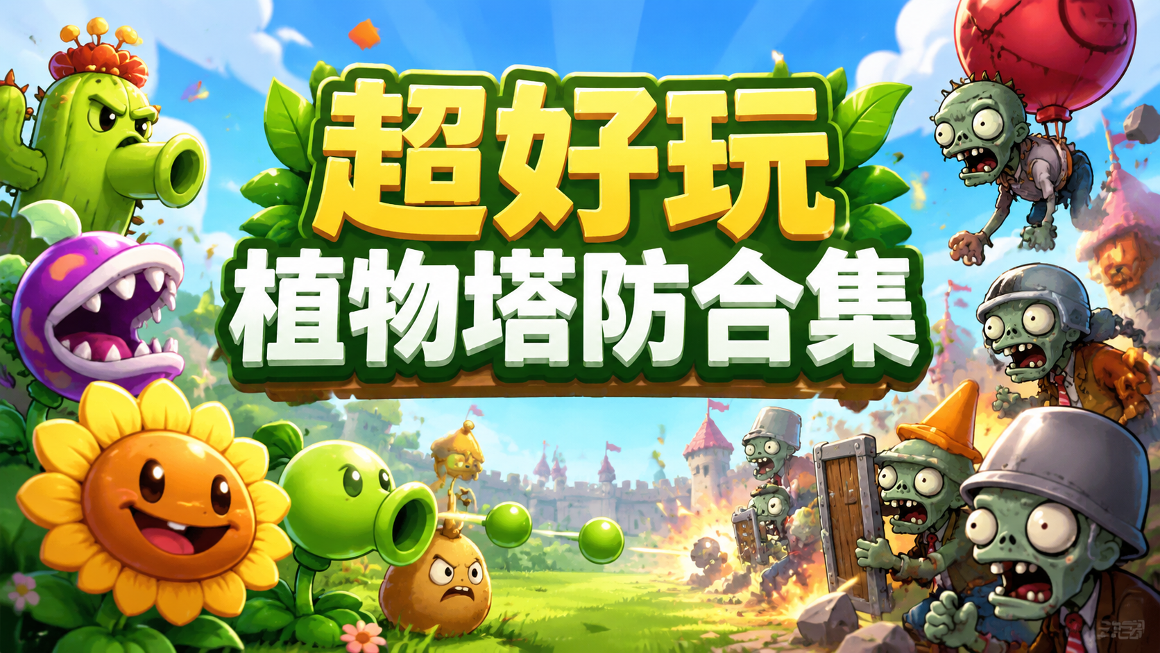 超好玩植物塔防合集