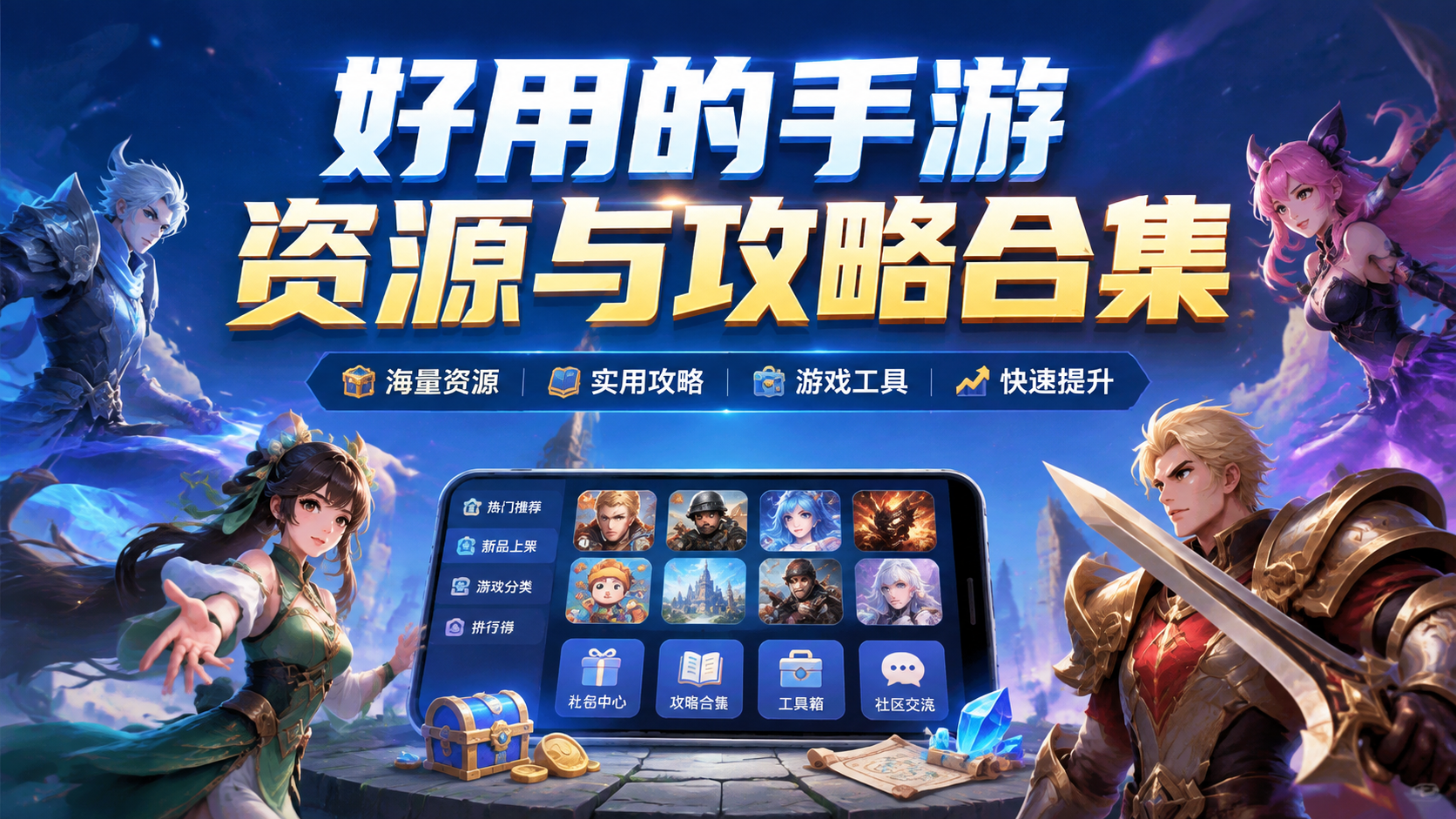 好用的手游资源与攻略合集