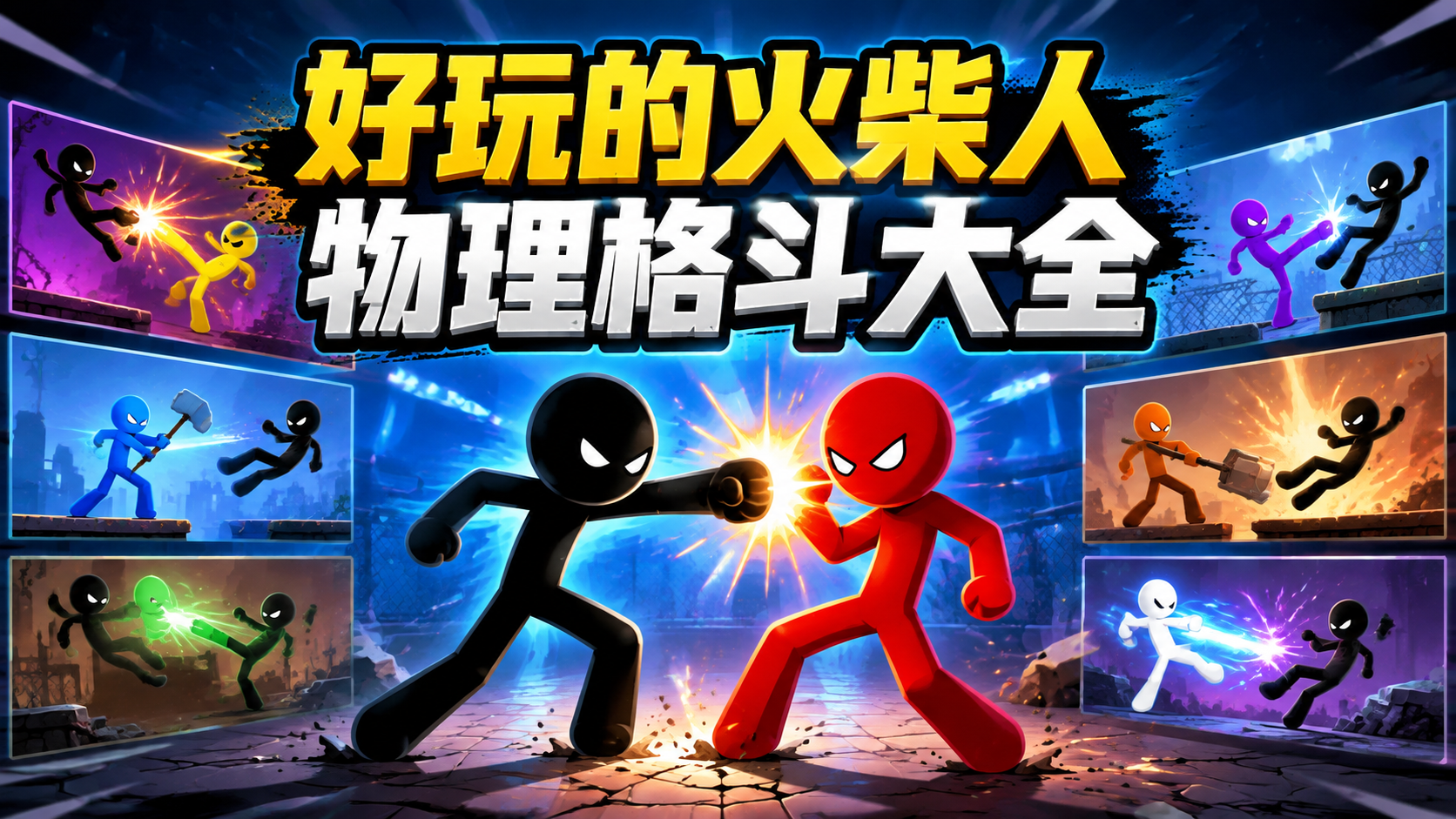 好玩的火柴人物理格斗大全