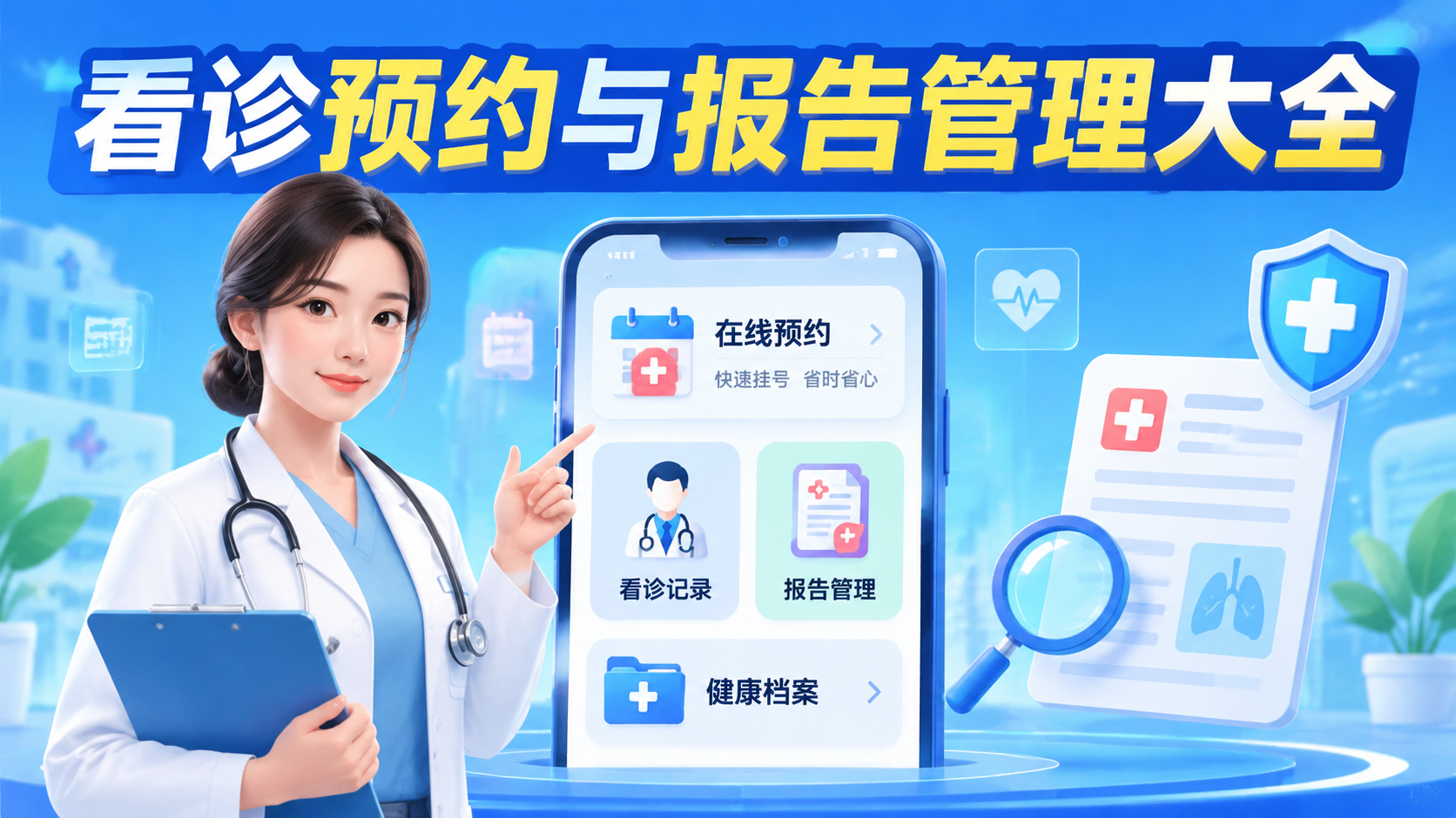看诊预约与报告管理大全