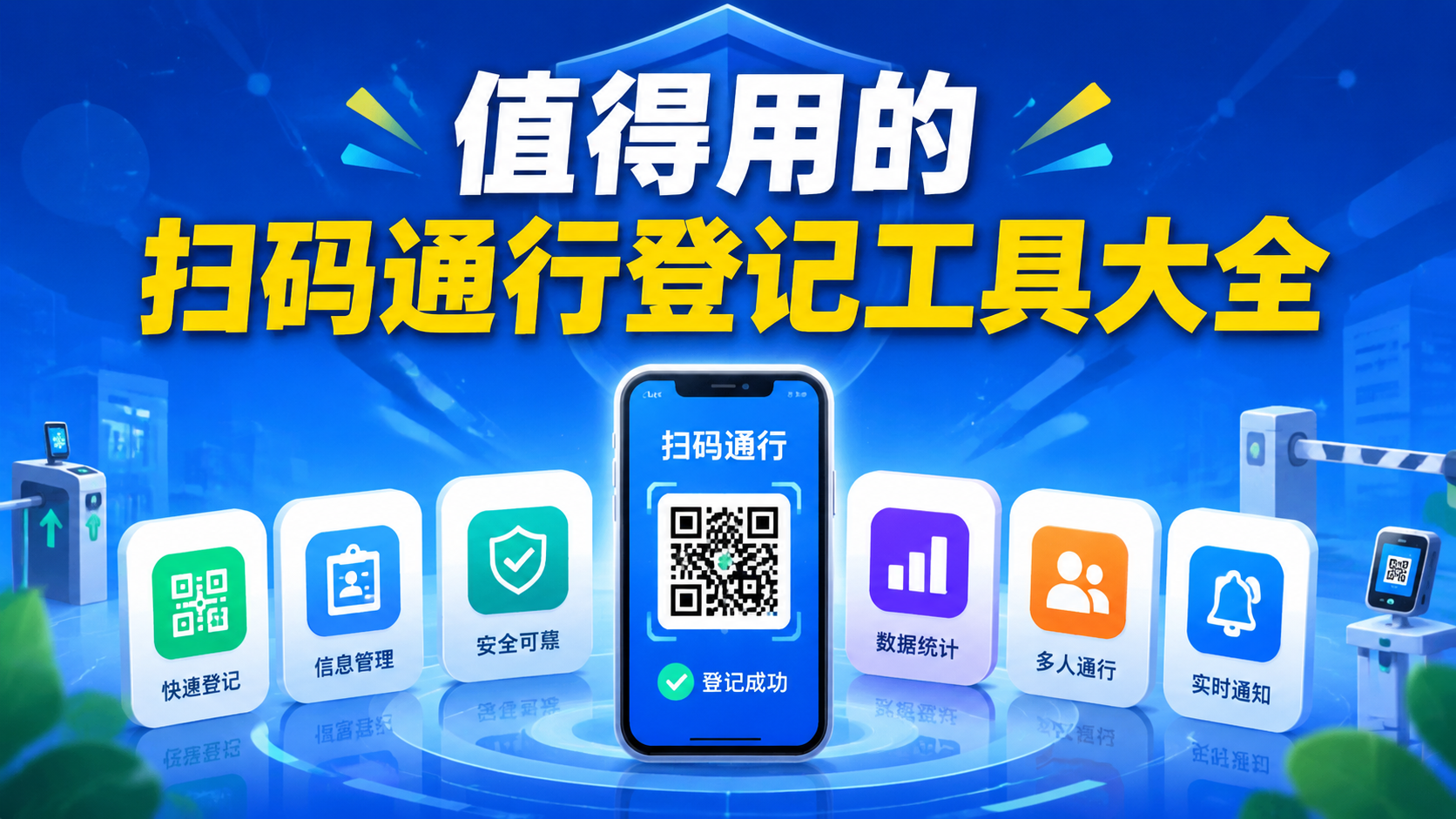 值得用的扫码通行登记工具大全