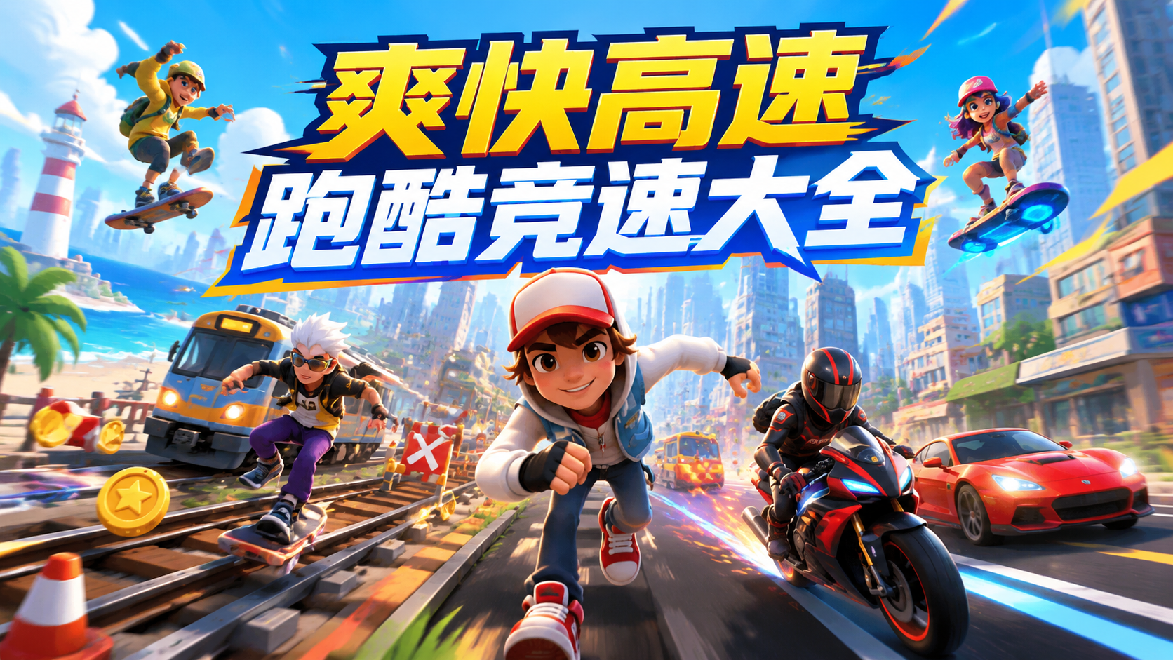 爽快高速跑酷竞速大全