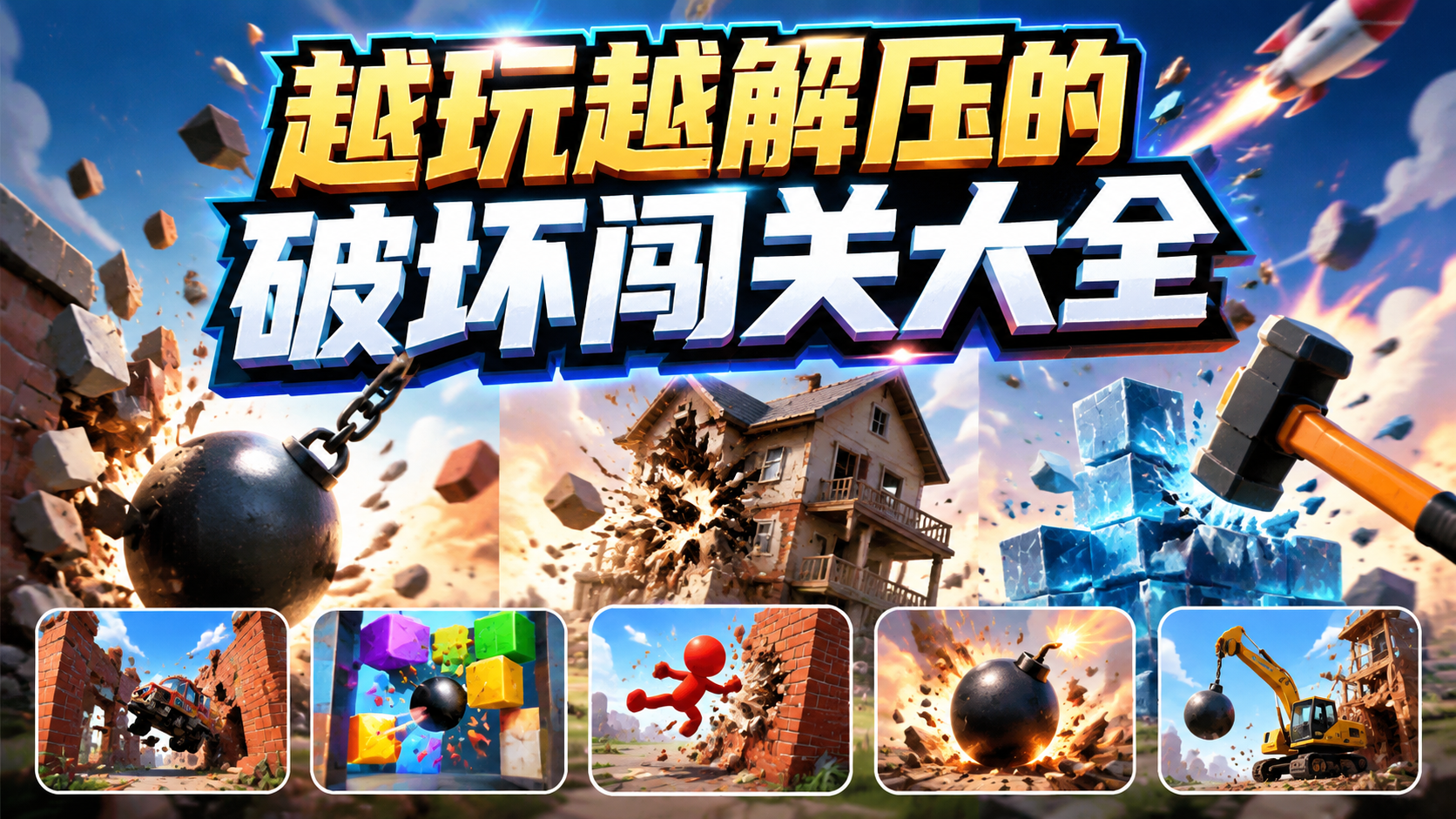 越玩越解压的破坏闯关大全