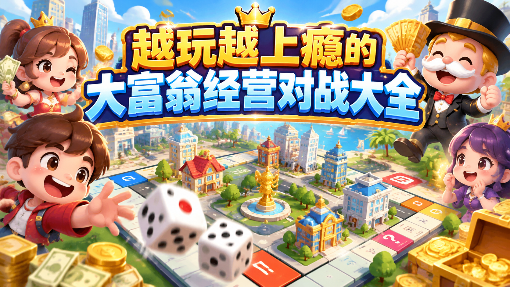 越玩越上瘾的大富翁经营对战大全