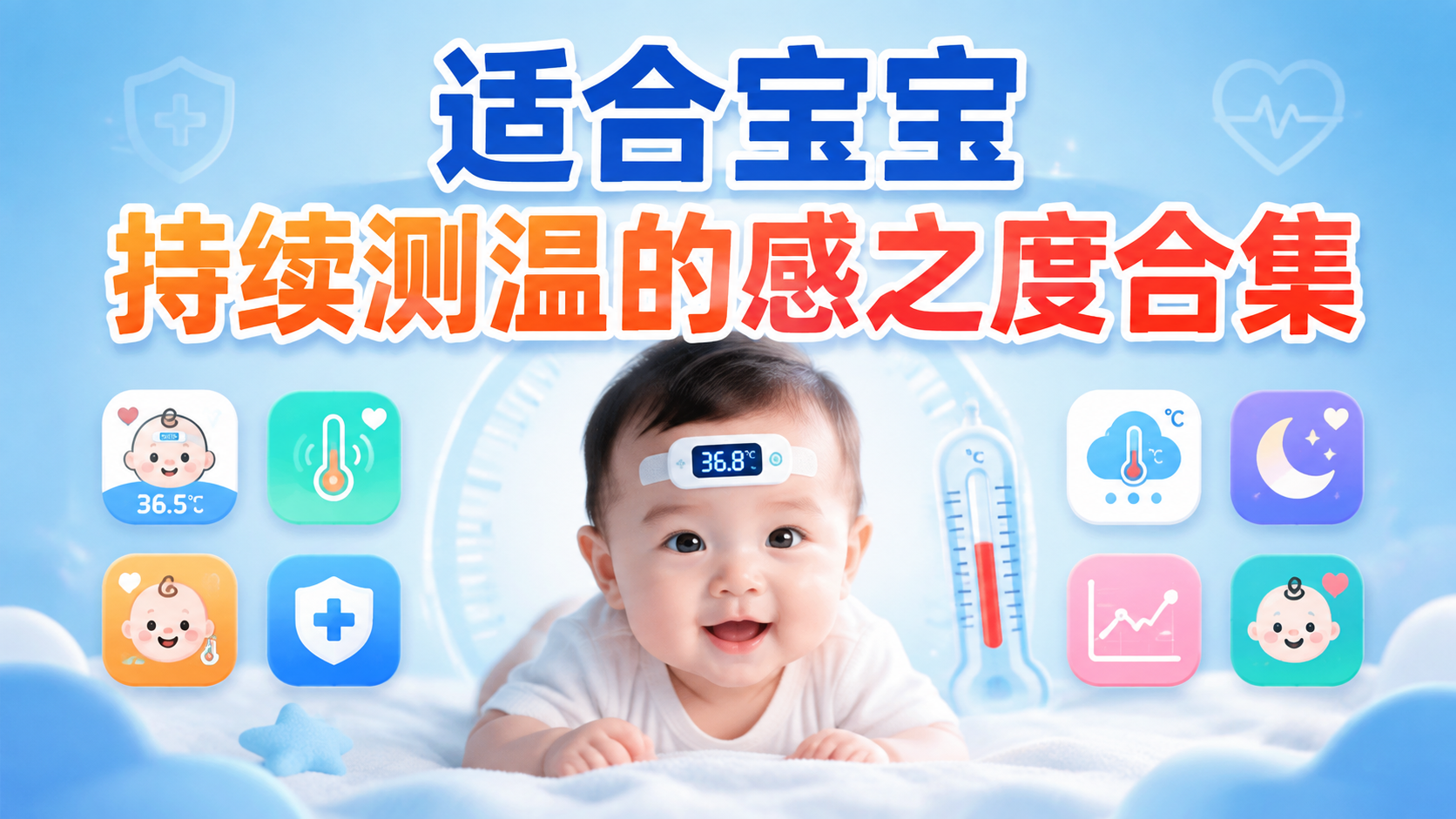 适合宝宝持续测温的感之度合集