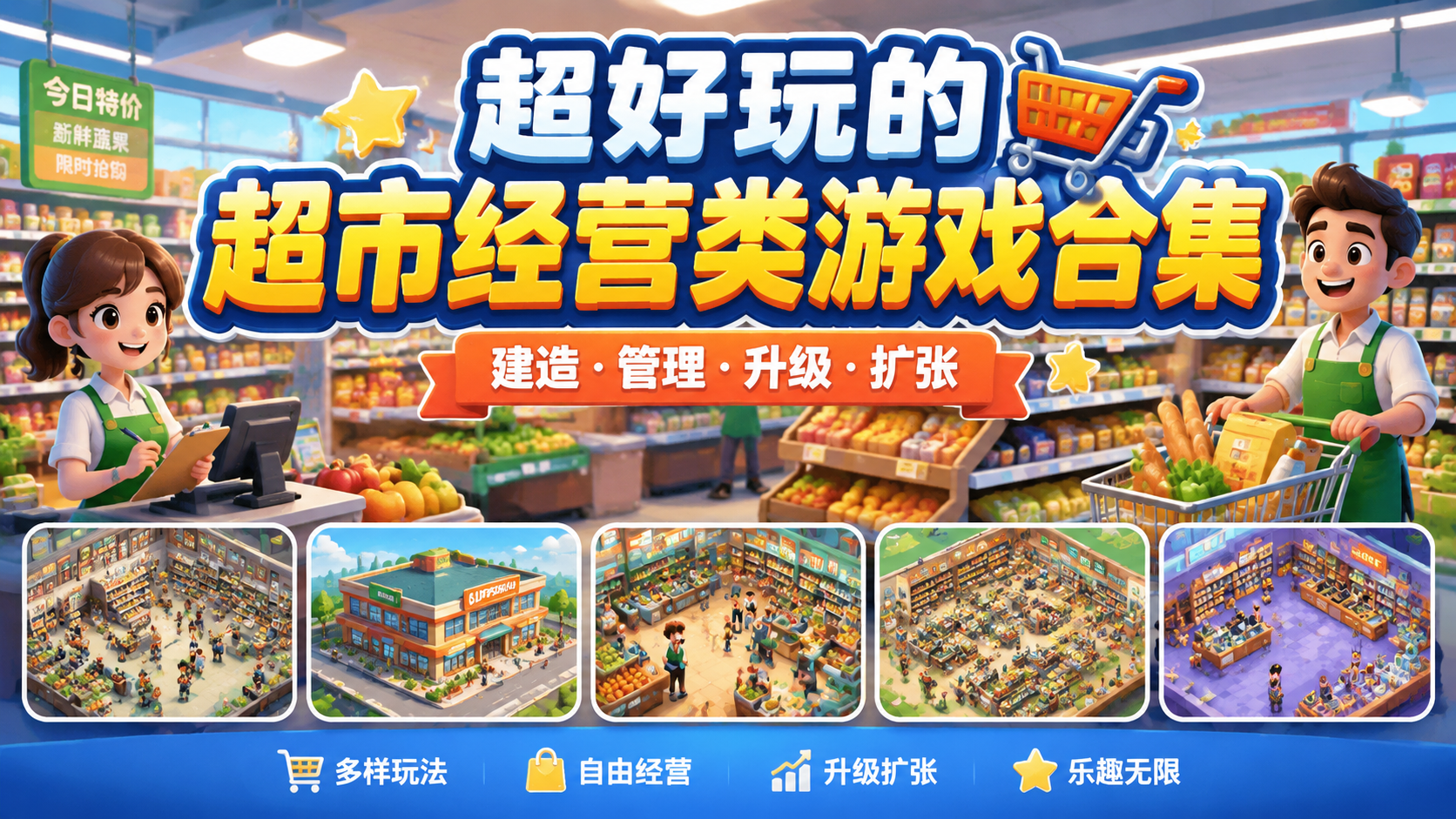 超好玩的超市经营类游戏合集