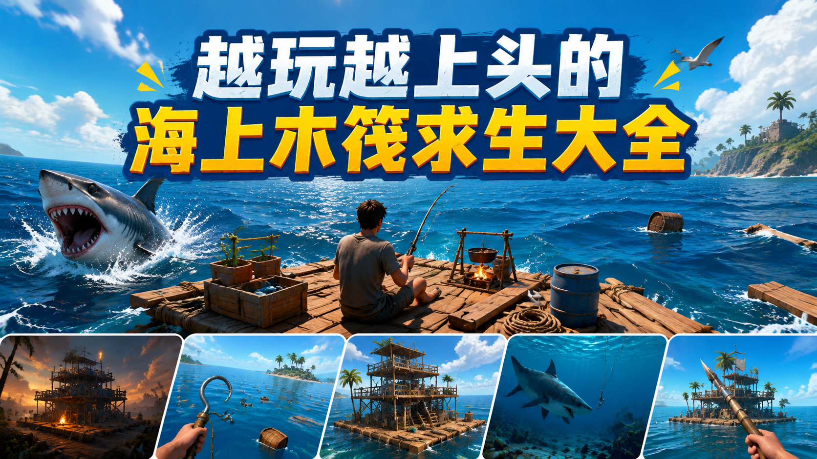 越玩越上头的海上木筏求生大全