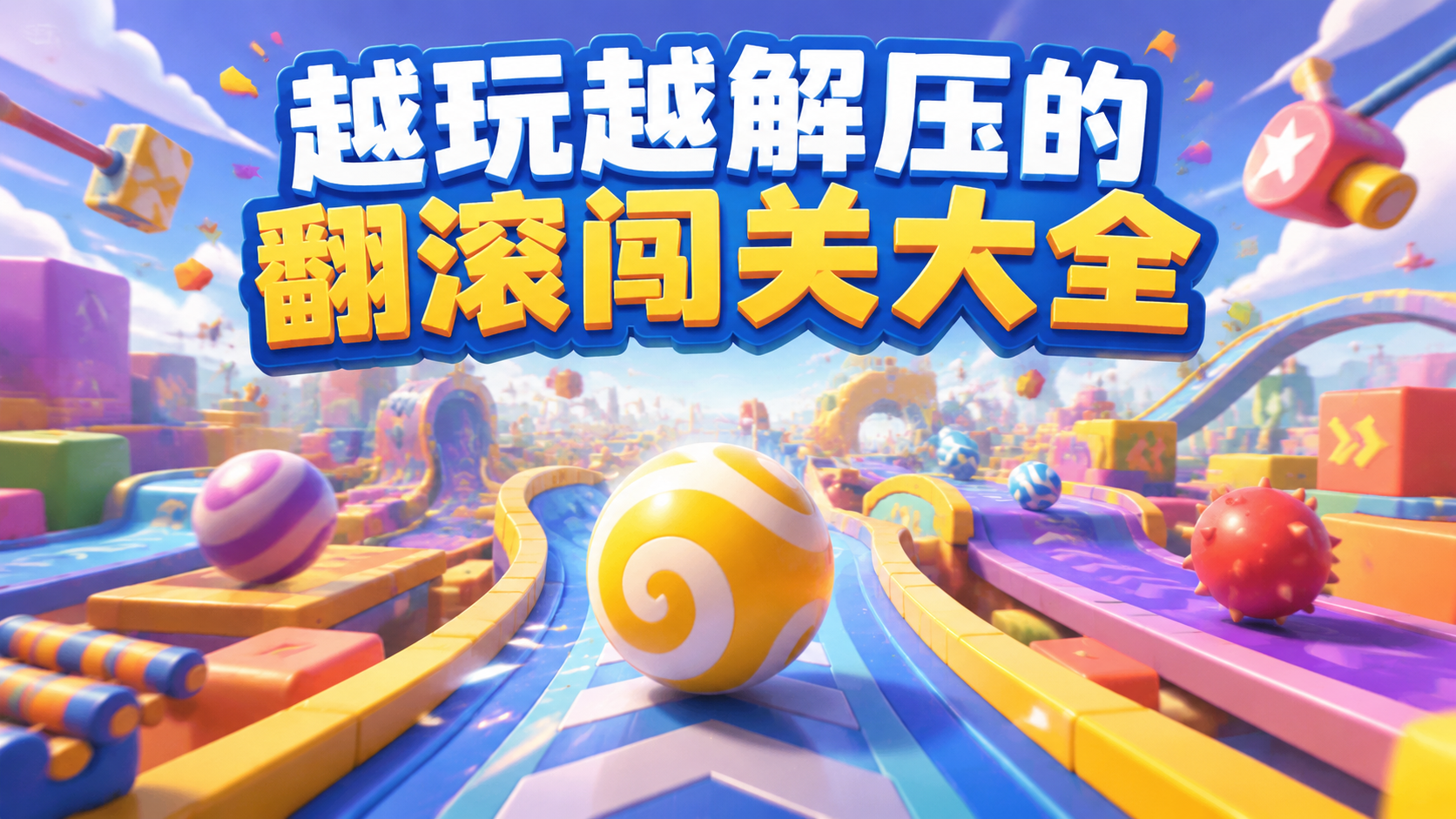 越玩越解压的翻滚闯关大全