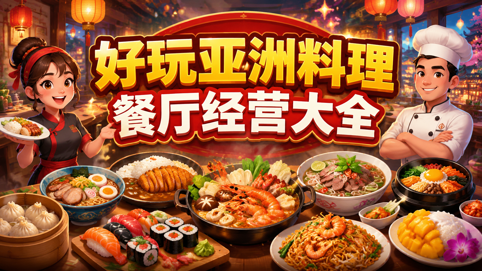 好玩亚洲料理餐厅经营大全