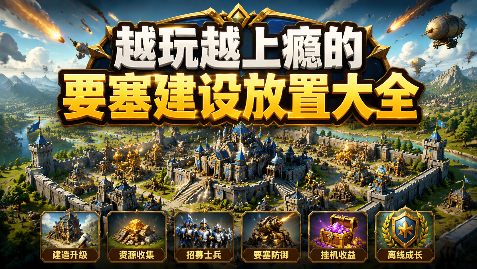 越玩越上瘾的要塞建设放置大全