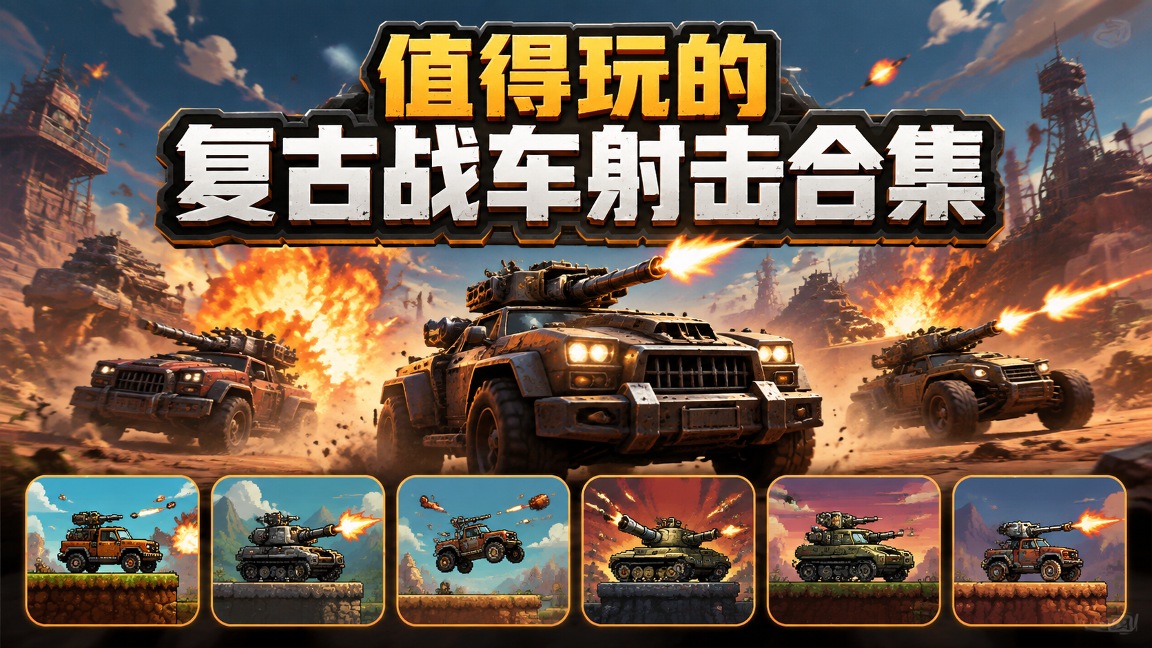值得玩的复古战车射击合集