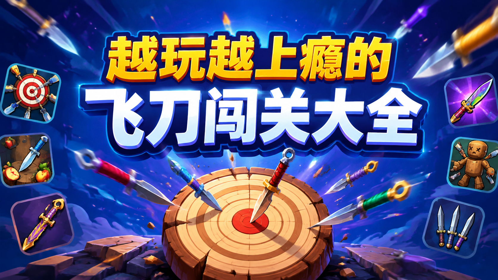 越玩越上瘾的飞刀闯关大全