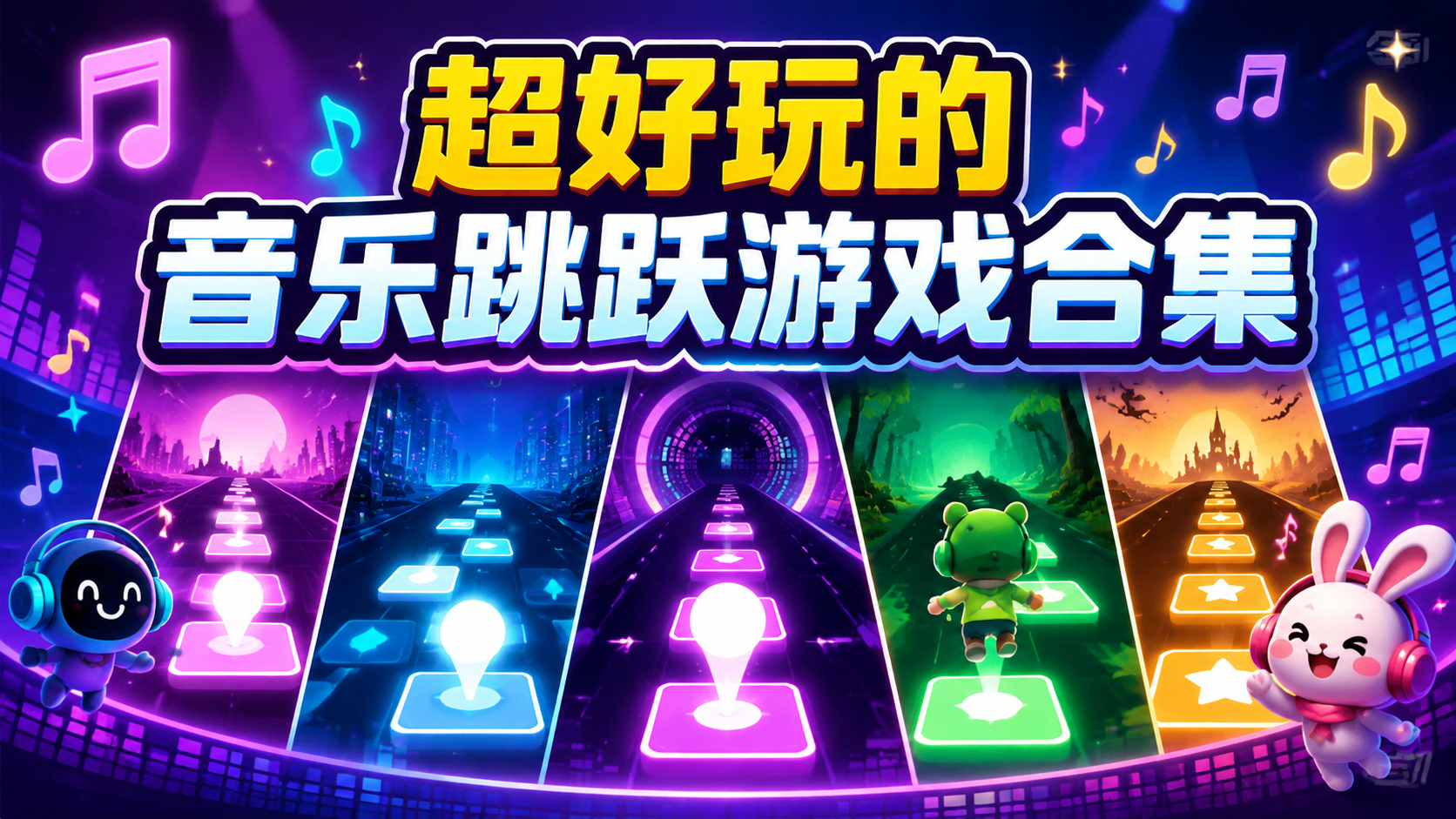 超好玩的音乐跳跃游戏合集