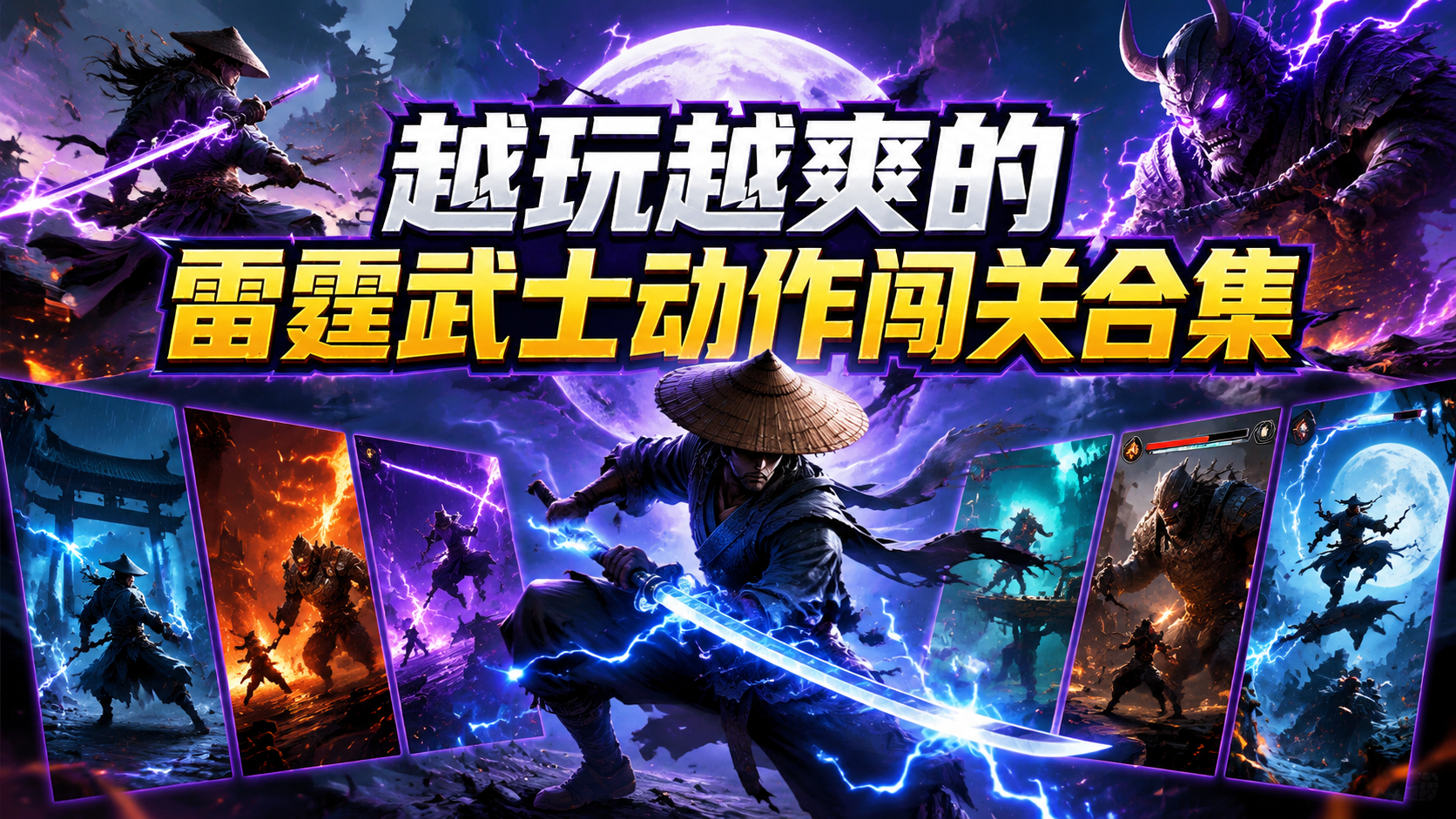 越玩越爽的雷霆武士动作闯关合集