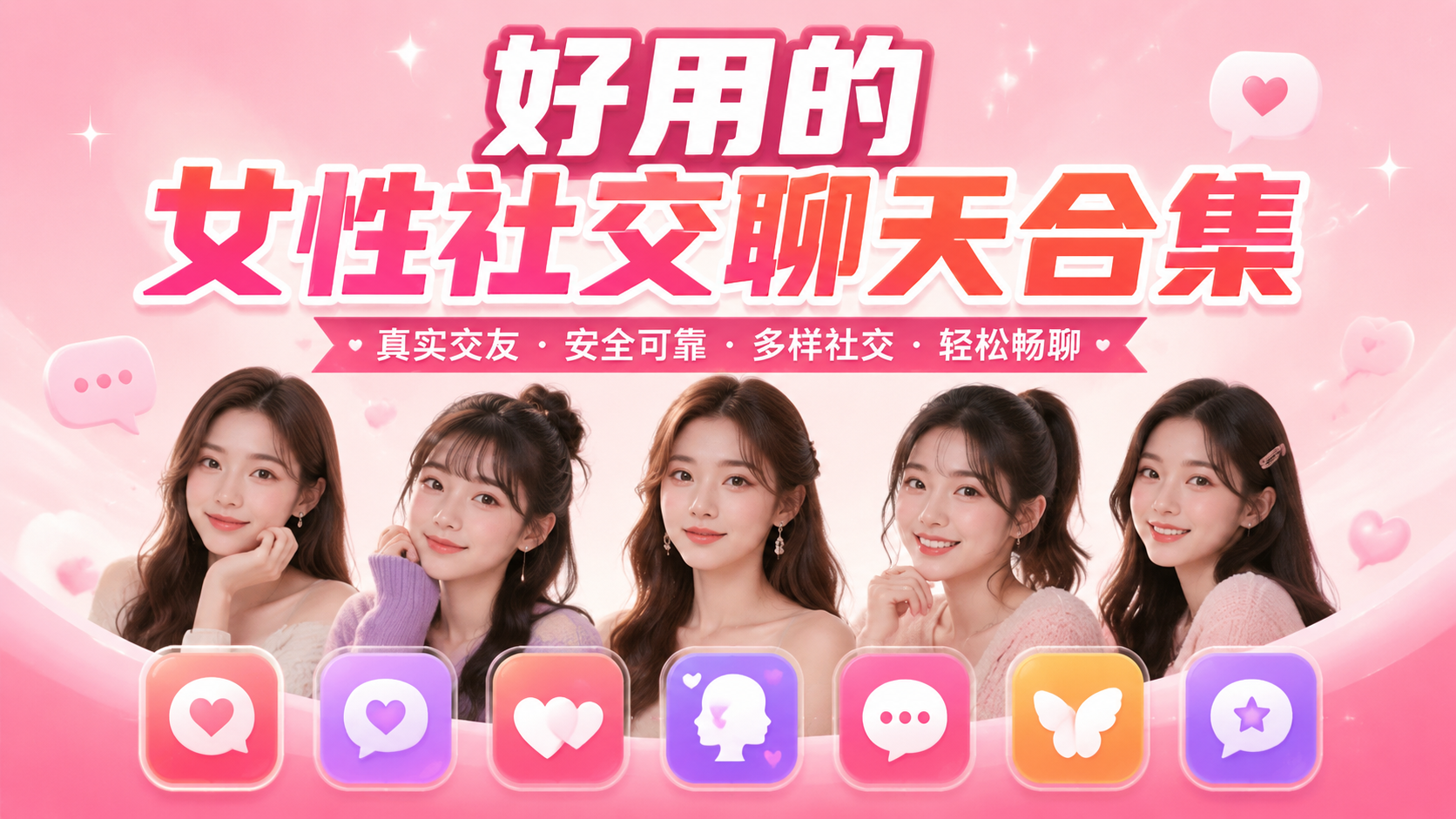 好用的女性社交聊天合集