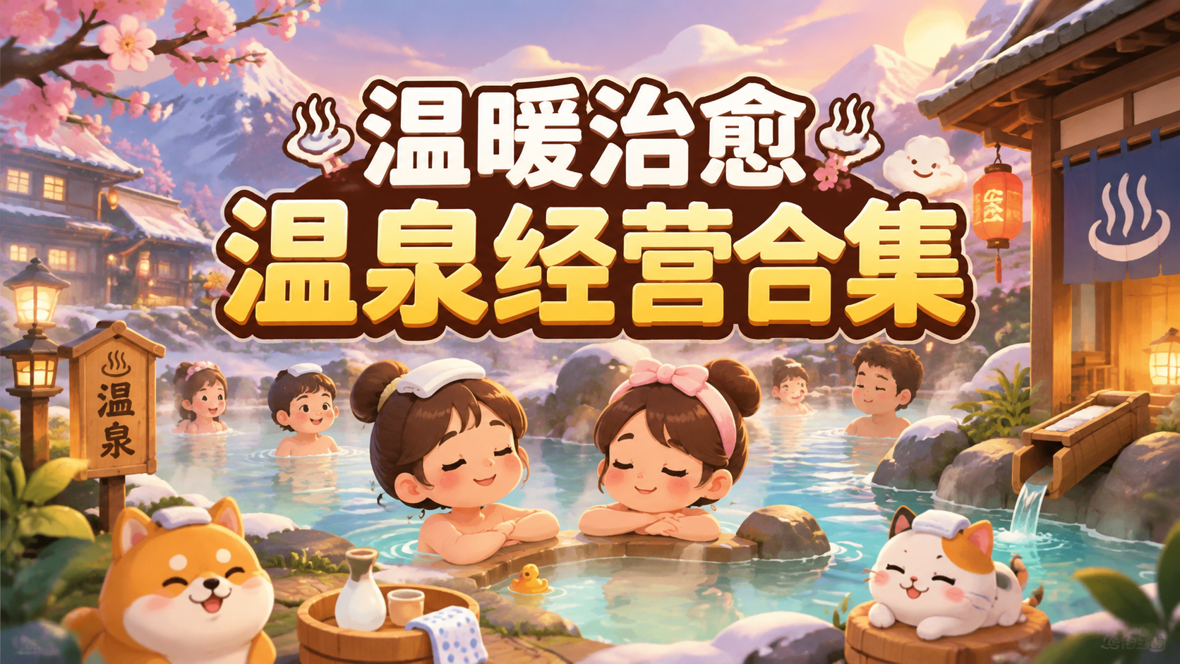 温暖治愈温泉经营合集