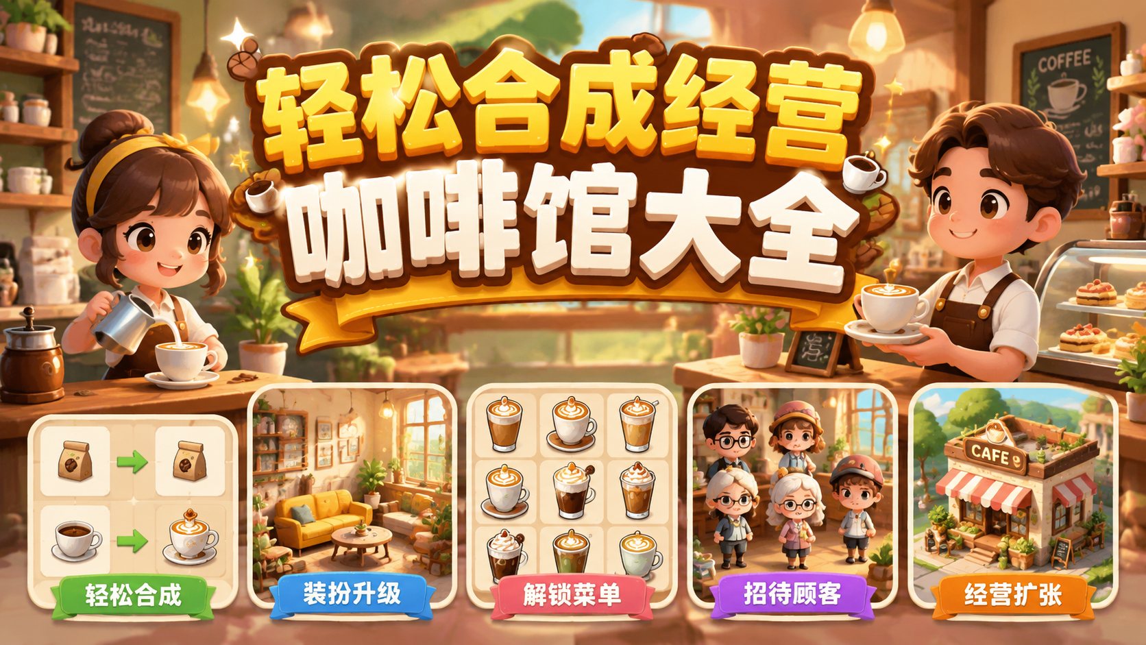 轻松合成经营咖啡馆大全