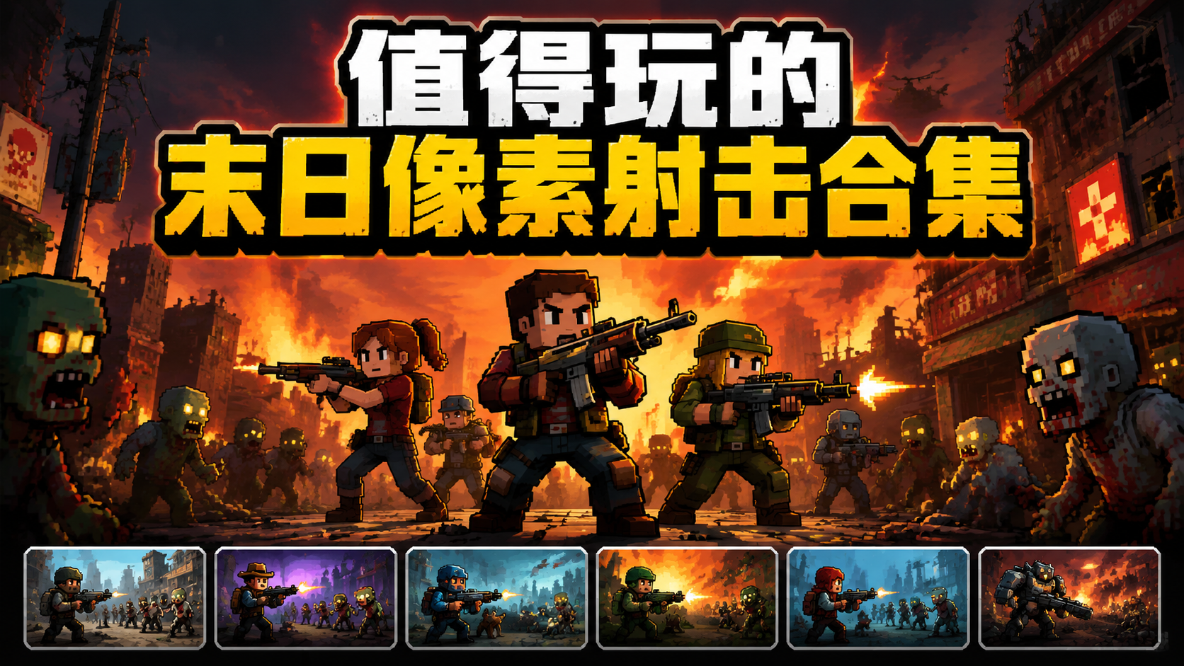 值得玩的末日像素射击合集