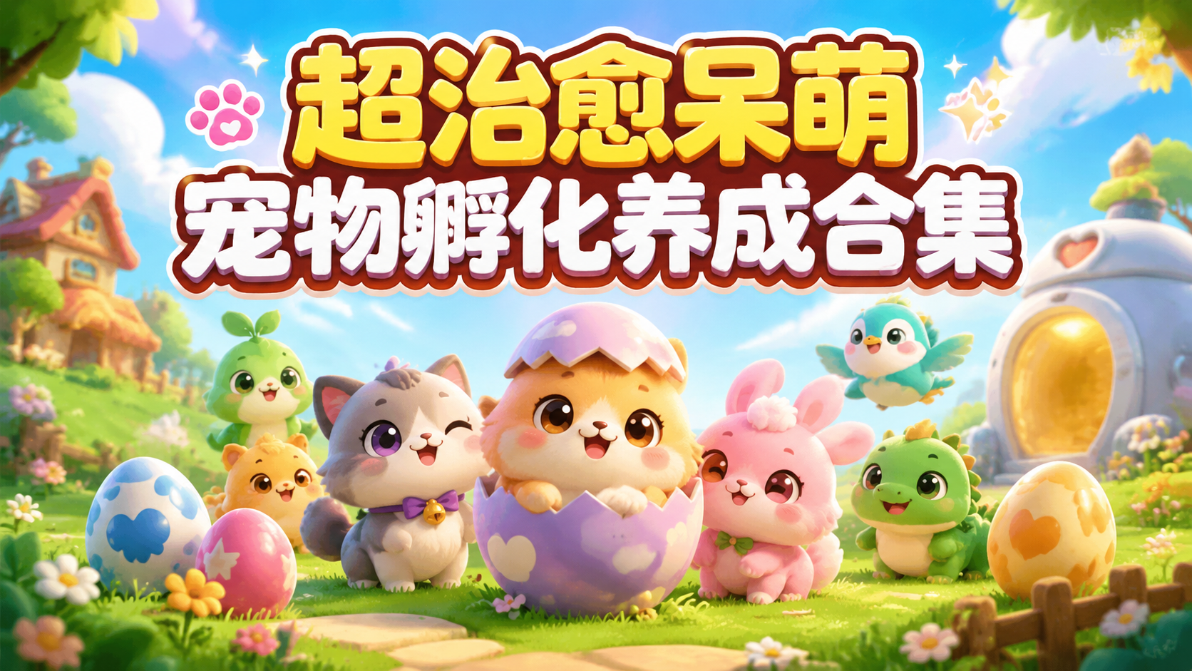 超治愈呆萌宠物孵化养成合集