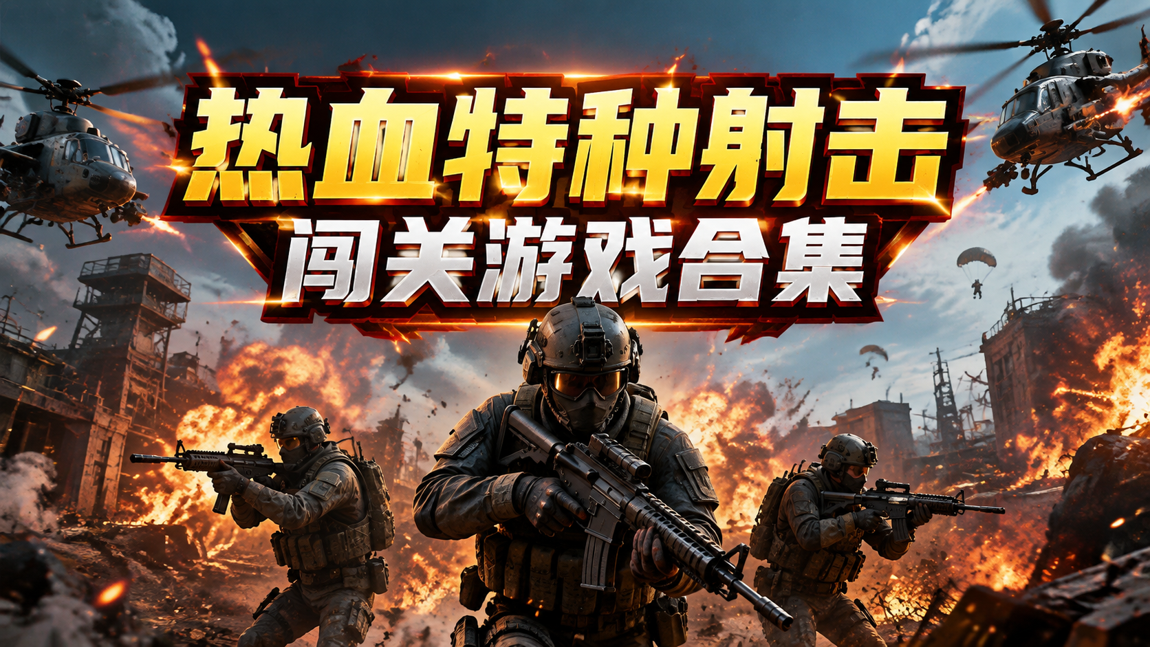 热血特种射击闯关游戏合集