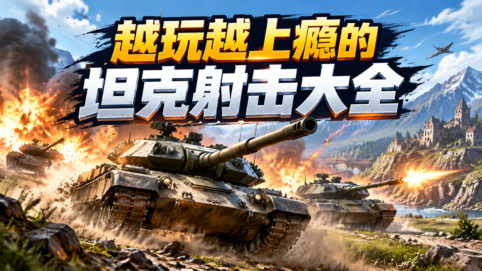 越玩越上瘾的坦克射击大全