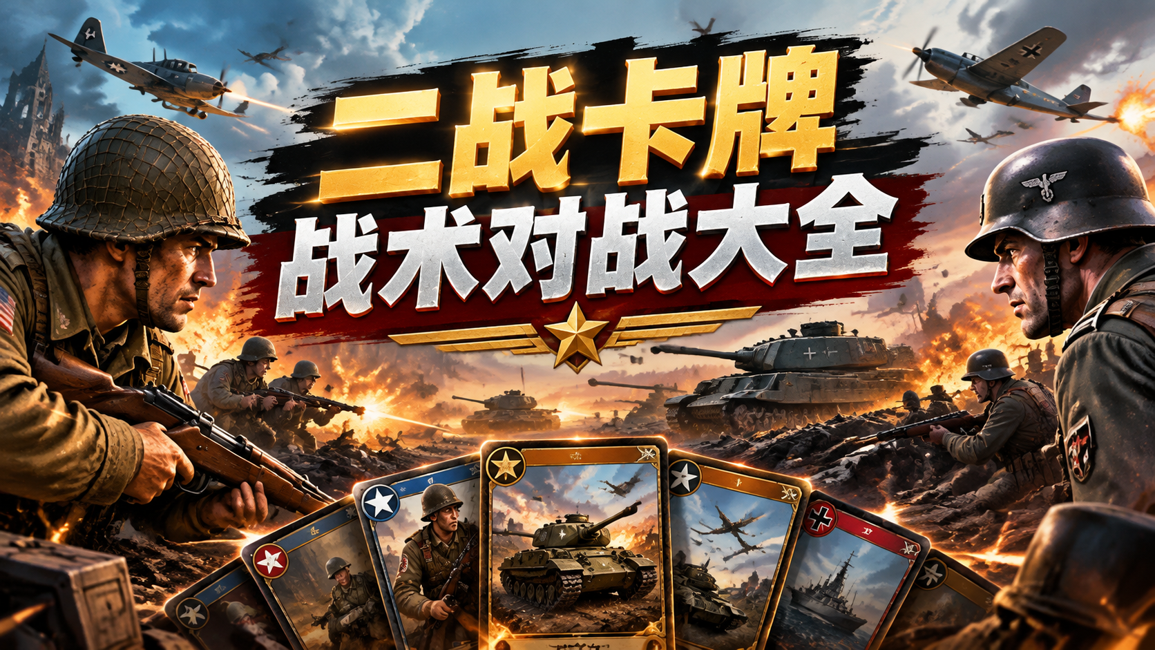 二战卡牌战术对战大全