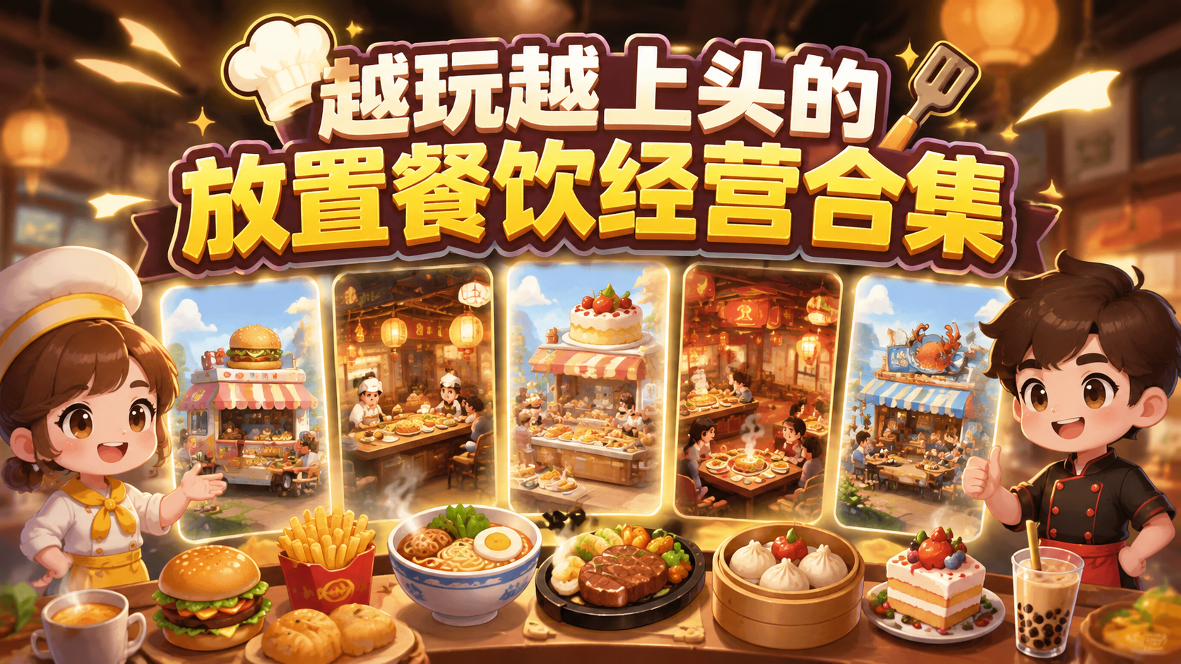 越玩越上头的放置餐饮经营合集