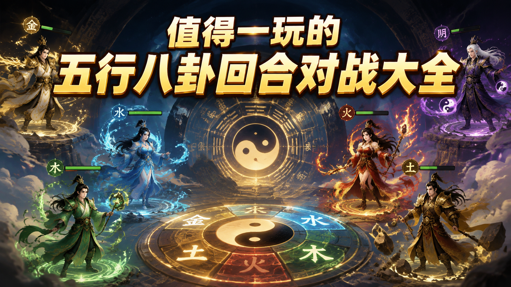 值得一玩的五行八卦回合对战大全