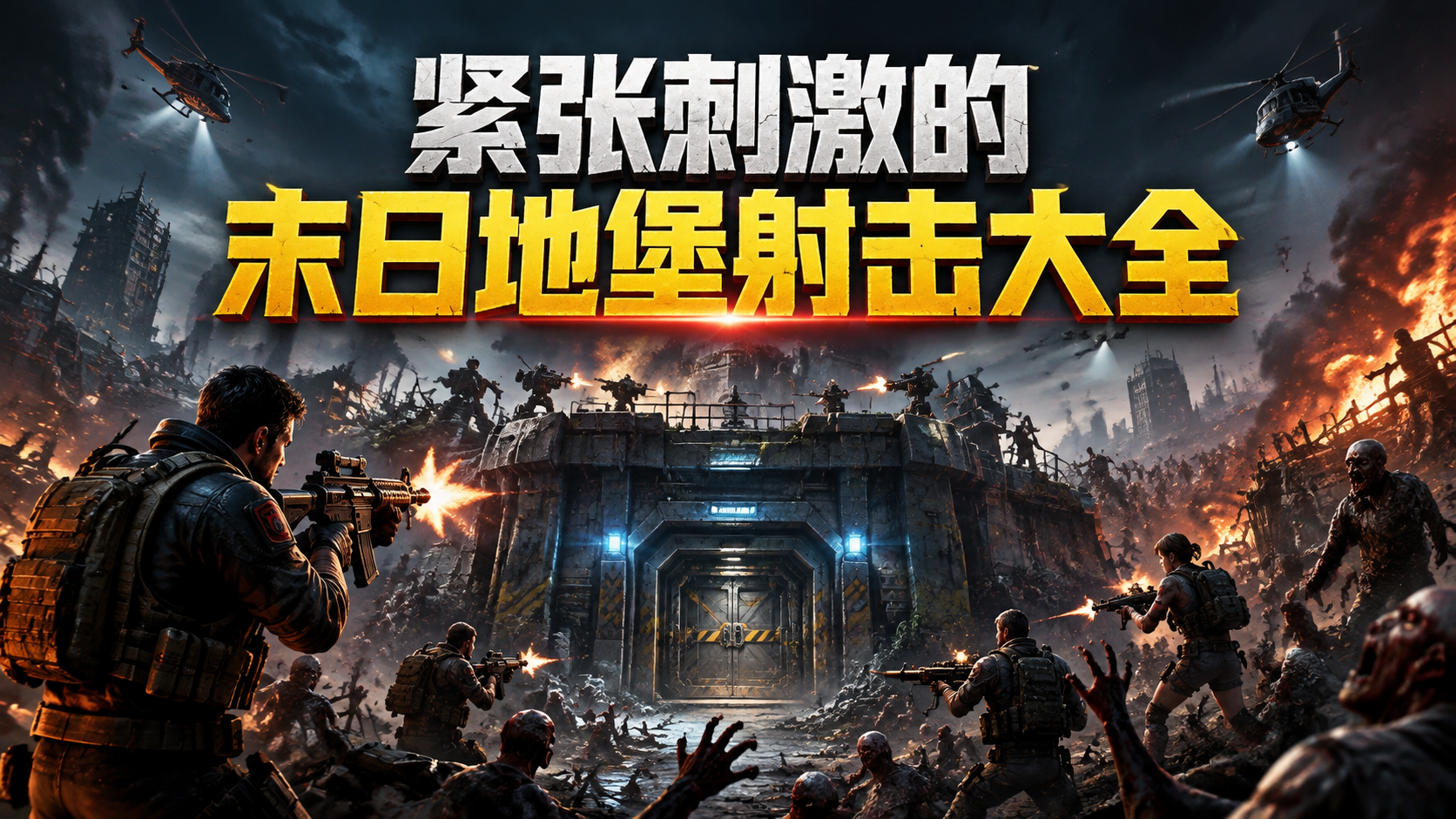 紧张刺激的末日地堡射击大全